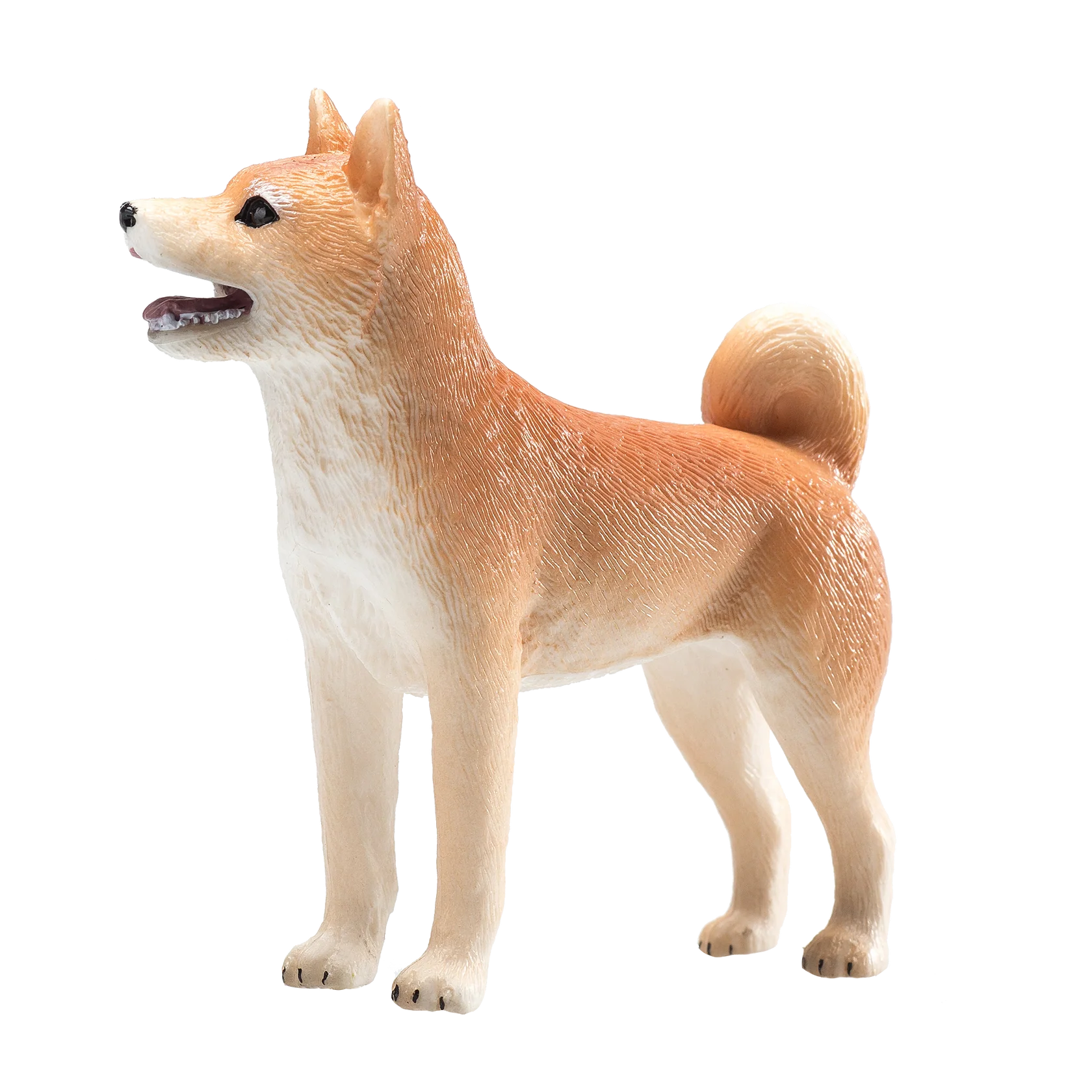 Mojo Shiba Inu Medium Animal Figure Toy, Realistic Dog Collectible for Kids
