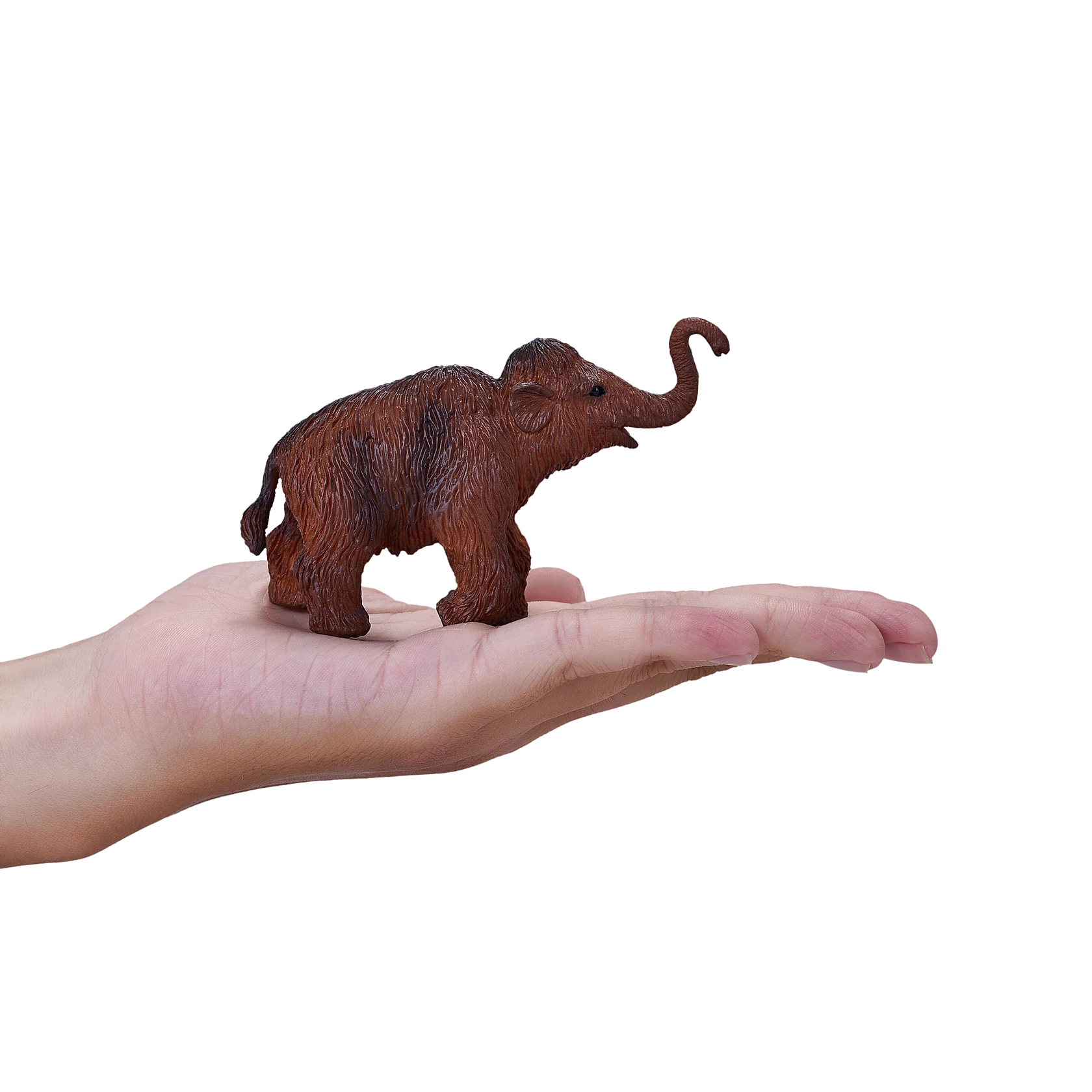 Mojo Woolly Mammoth Calf Large Animal Figure Toy, Prehistoric Wildlife Collectible for Kids