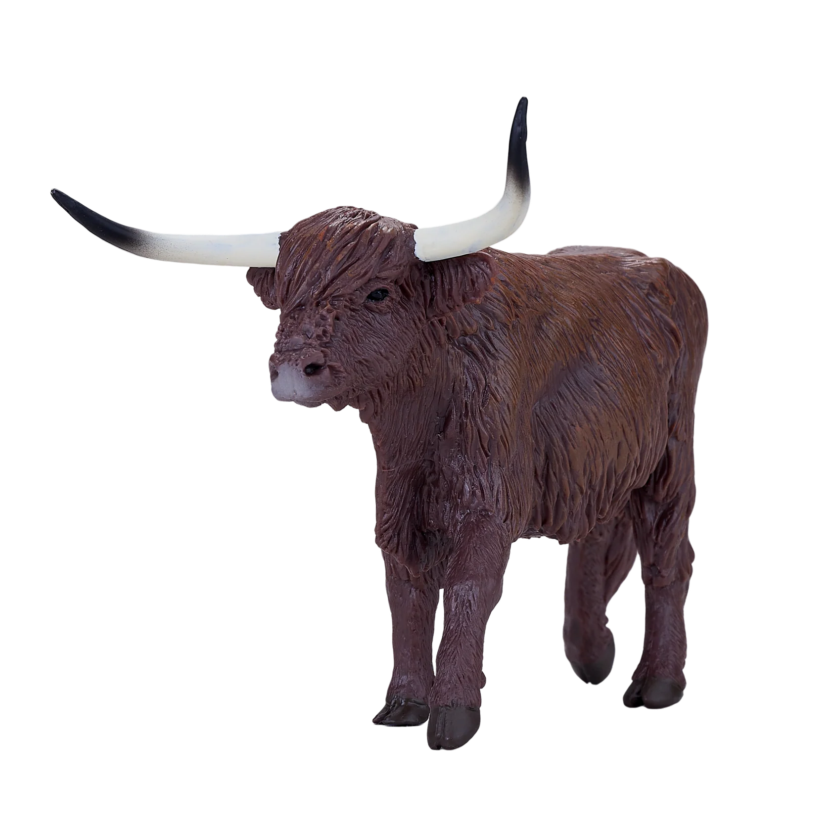 Mojo Highland Cow XL Animal Figure Toy, Realistic Farm Animal Collectible for Kids