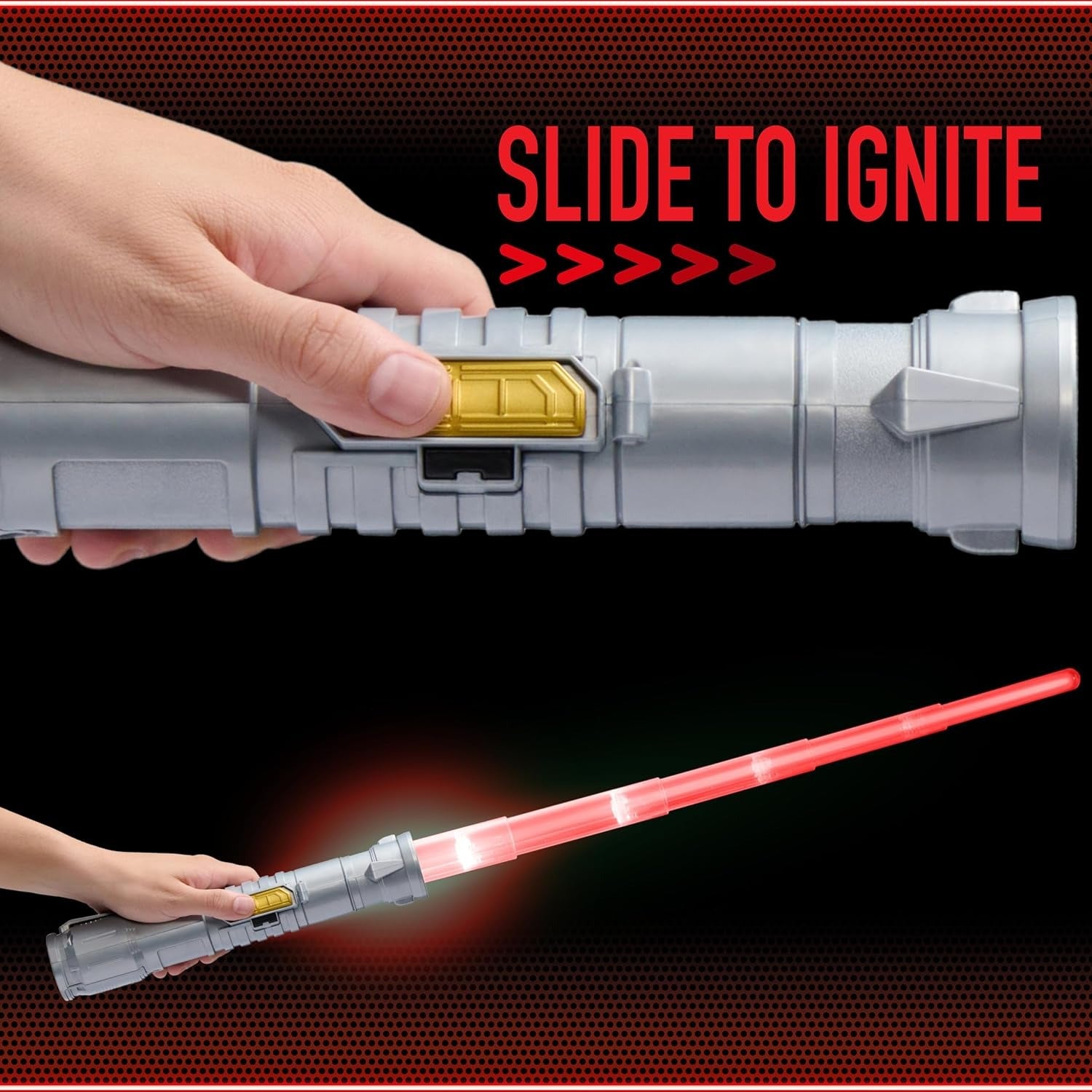 Power Saber Energy Blade Red, Light-Up Sword with Motion Sounds and Flash Effects, Action Role Play Toy for Kids Aged 6+
