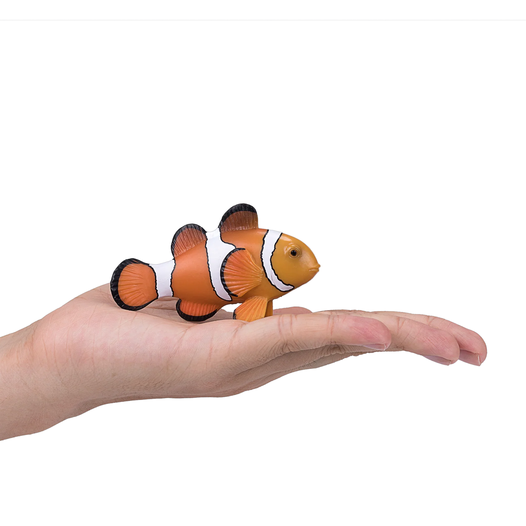 Mojo Clown Fish Medium Animal Figure Toy, Realistic Ocean Collectible for Kids
