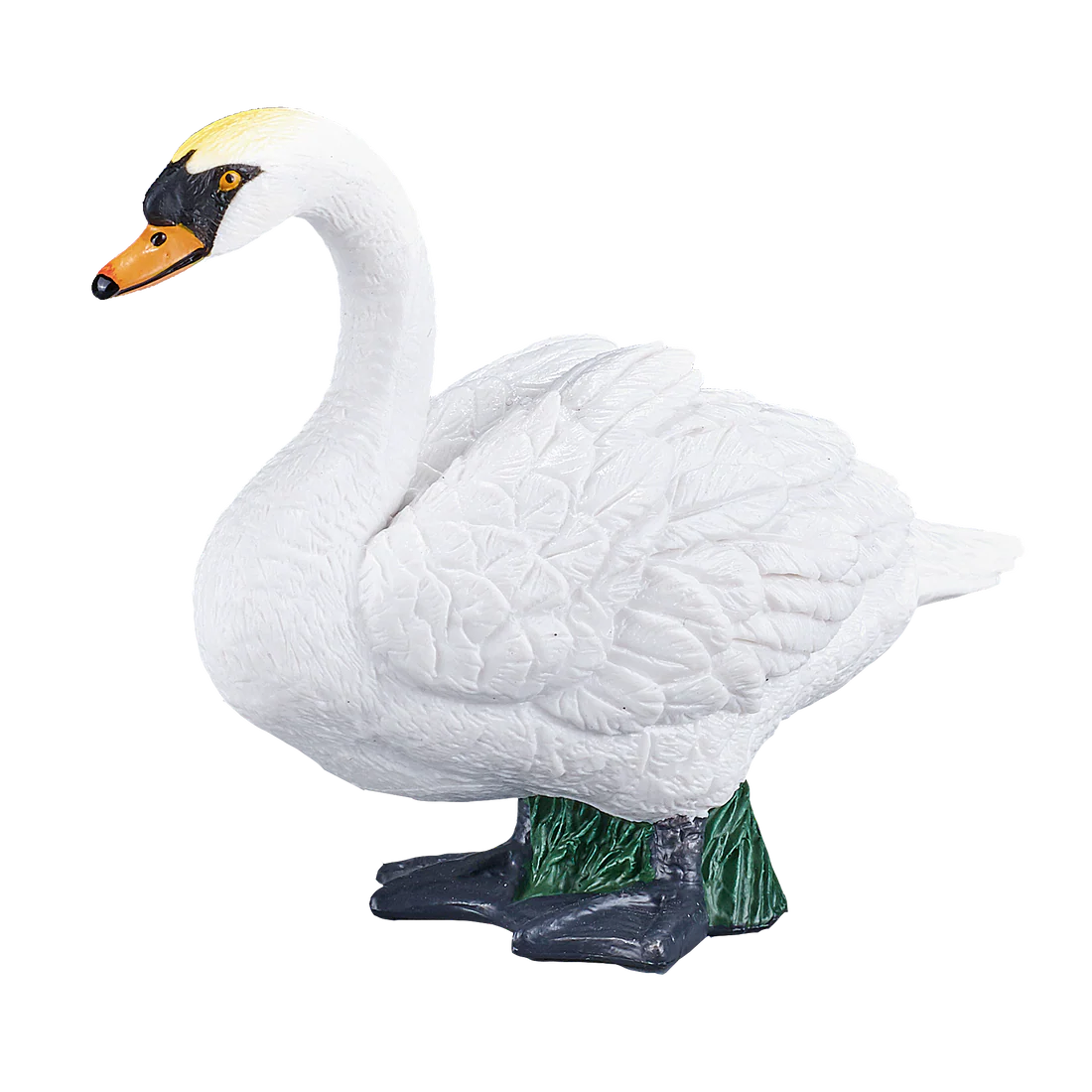 Mojo Mute Swan Medium Animal Figure Toy, Elegant Bird Collectible for Nature Lovers