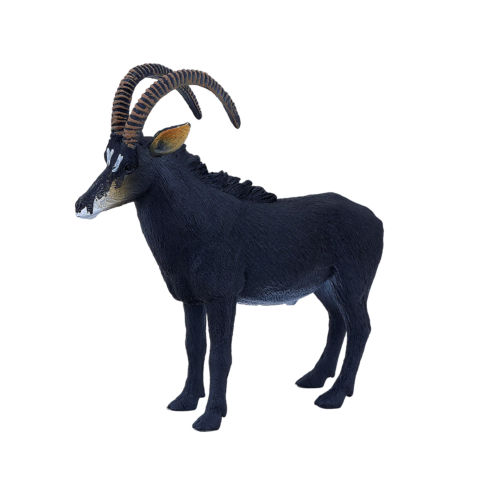 Mojo Sable Antelope XL Animal Figure Toy, Realistic Safari Collectible for Kids