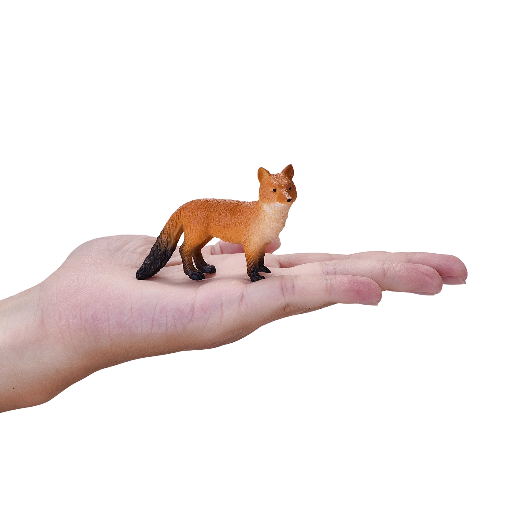 Mojo Red Fox Small Animal Figure Toy, Realistic Forest Wildlife Collectible for Kids