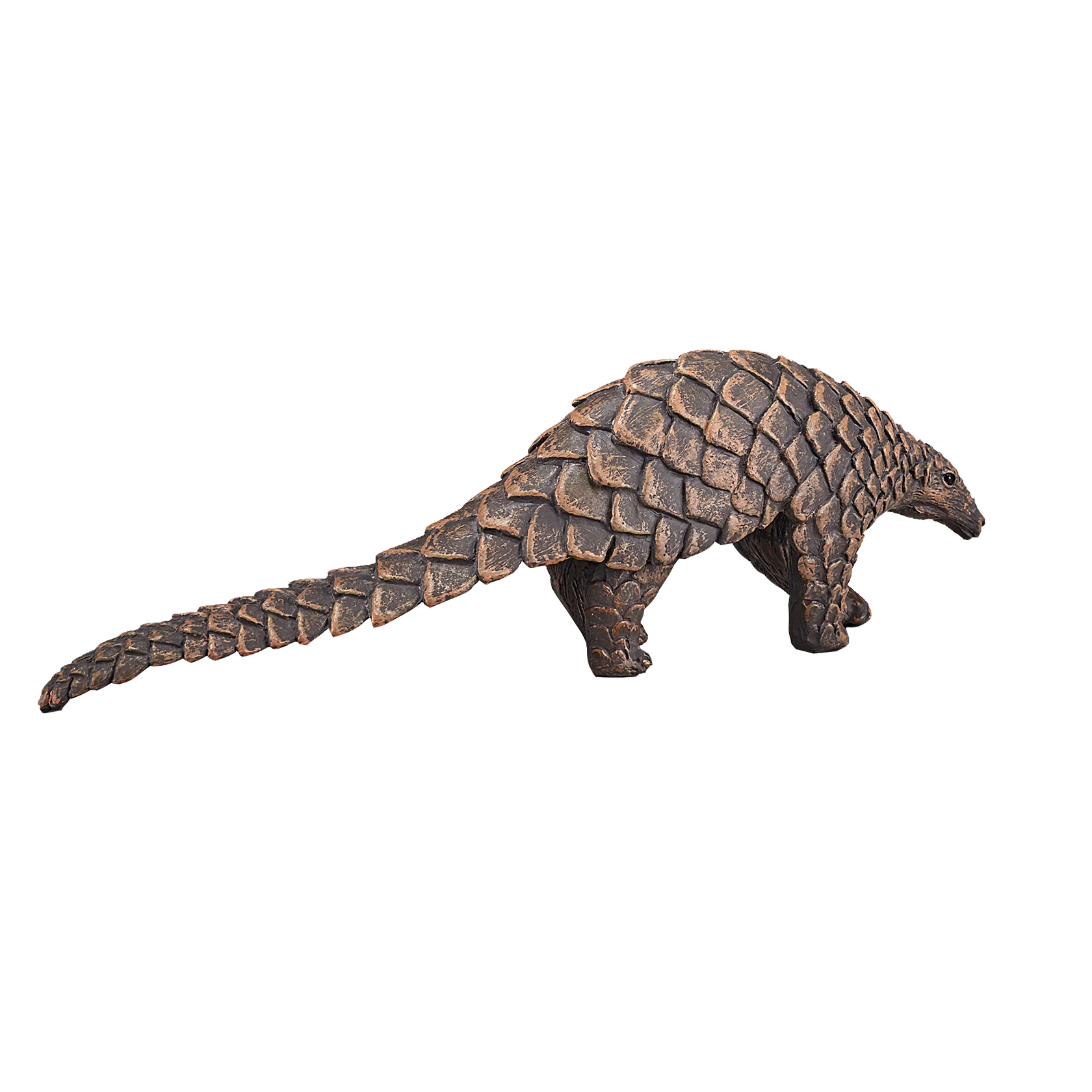 Mojo Indian Pangolin Medium Animal Figure Toy, Unique Wildlife Collectible for Kids