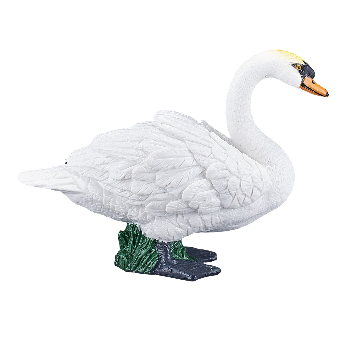 Mojo Mute Swan Medium Animal Figure Toy, Elegant Bird Collectible for Nature Lovers