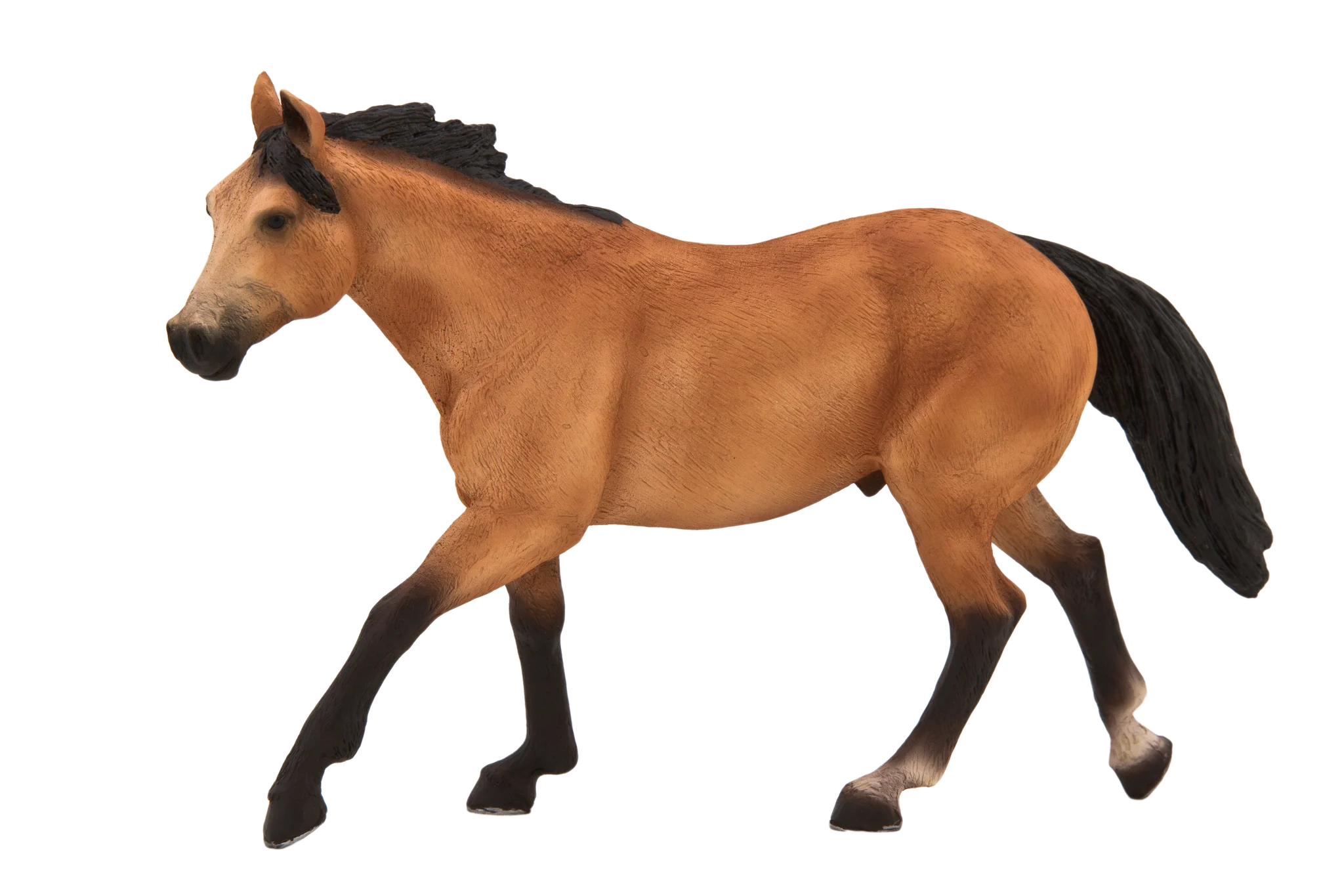 Mojo Quarter Horse Buckskin XL Animal Figure Toy, Realistic Farm Horse Collectible for Kids