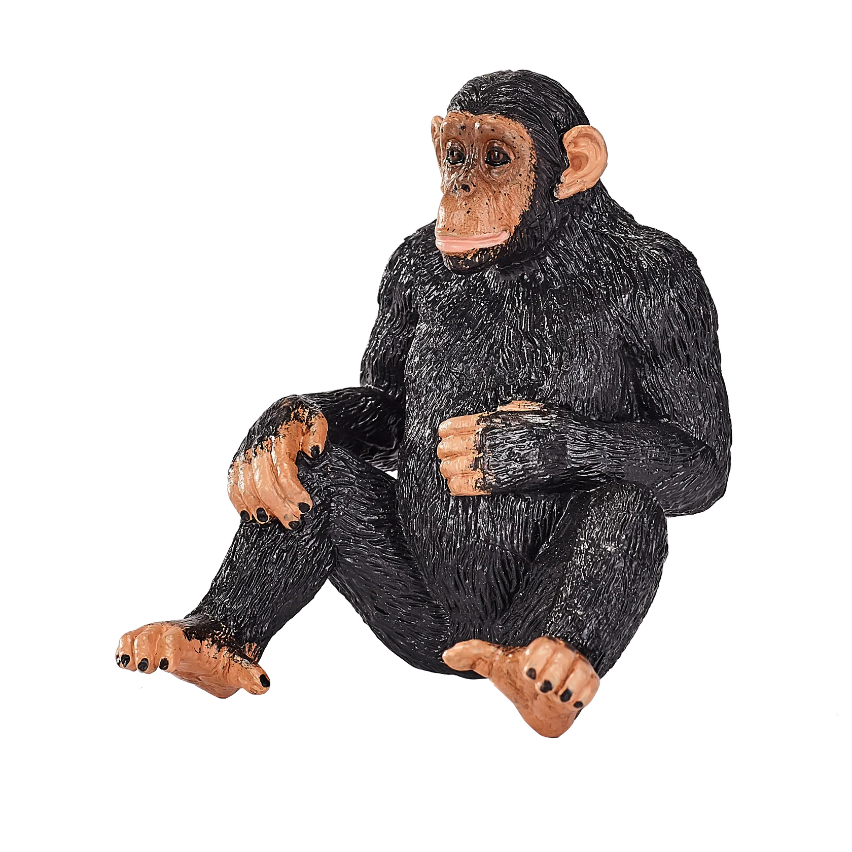 Mojo Chimpanzee Large Animal Figure Toy, Realistic Jungle Wildlife Collectible for Kids