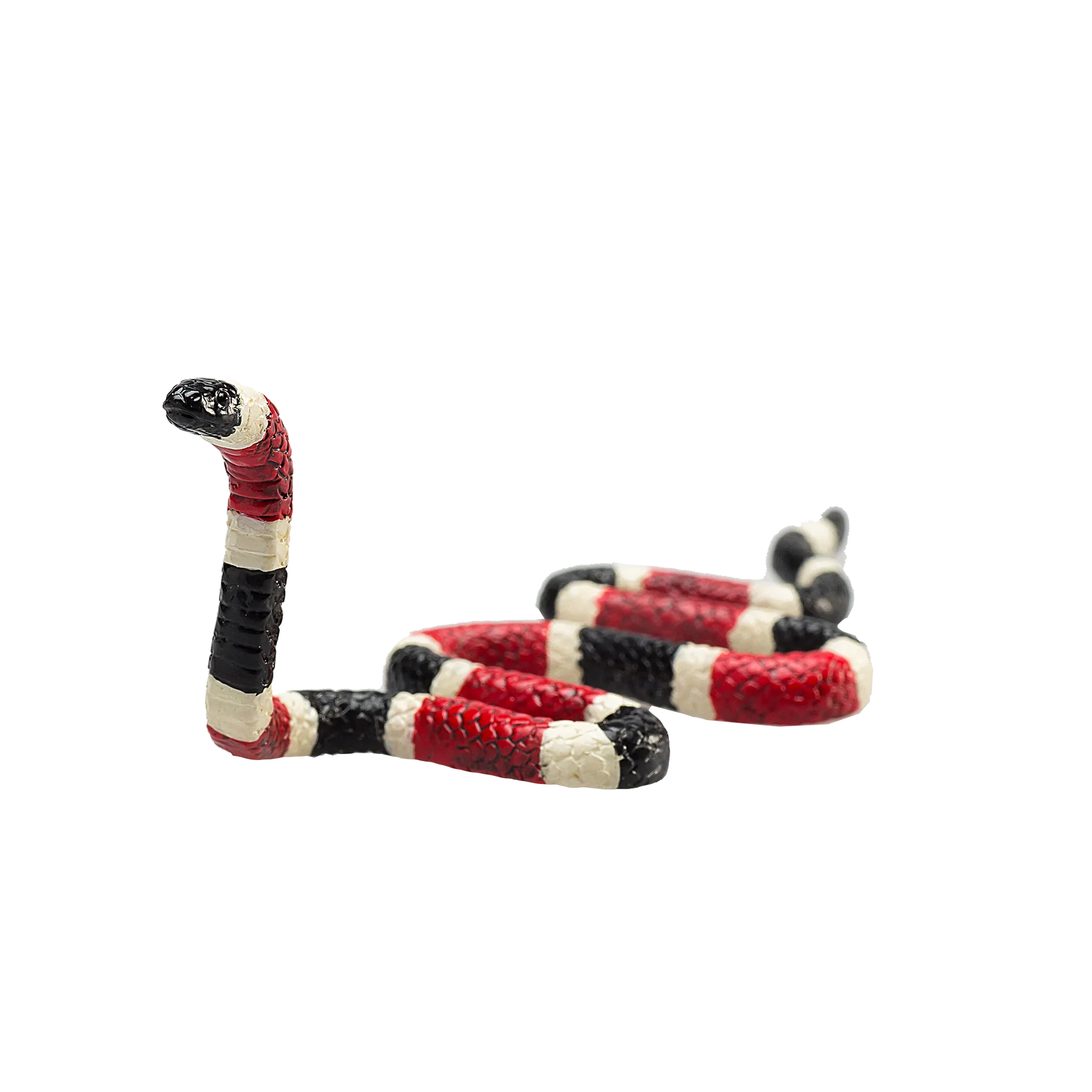 Mojo Coral Snake Medium Animal Figure Toy, Realistic Reptile Collectible for Kids