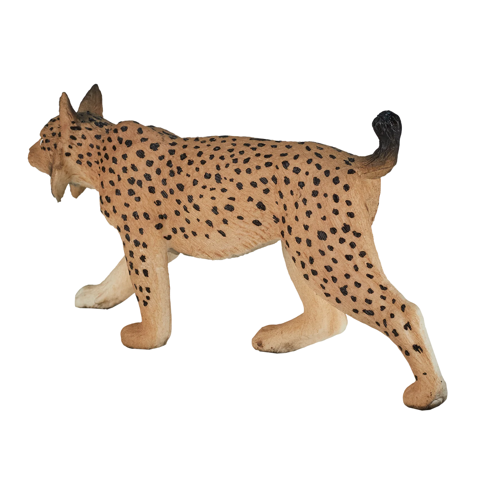 Mojo Iberian Lynx Medium Animal Figure Toy, Realistic Wild Cat Collectible for Kids