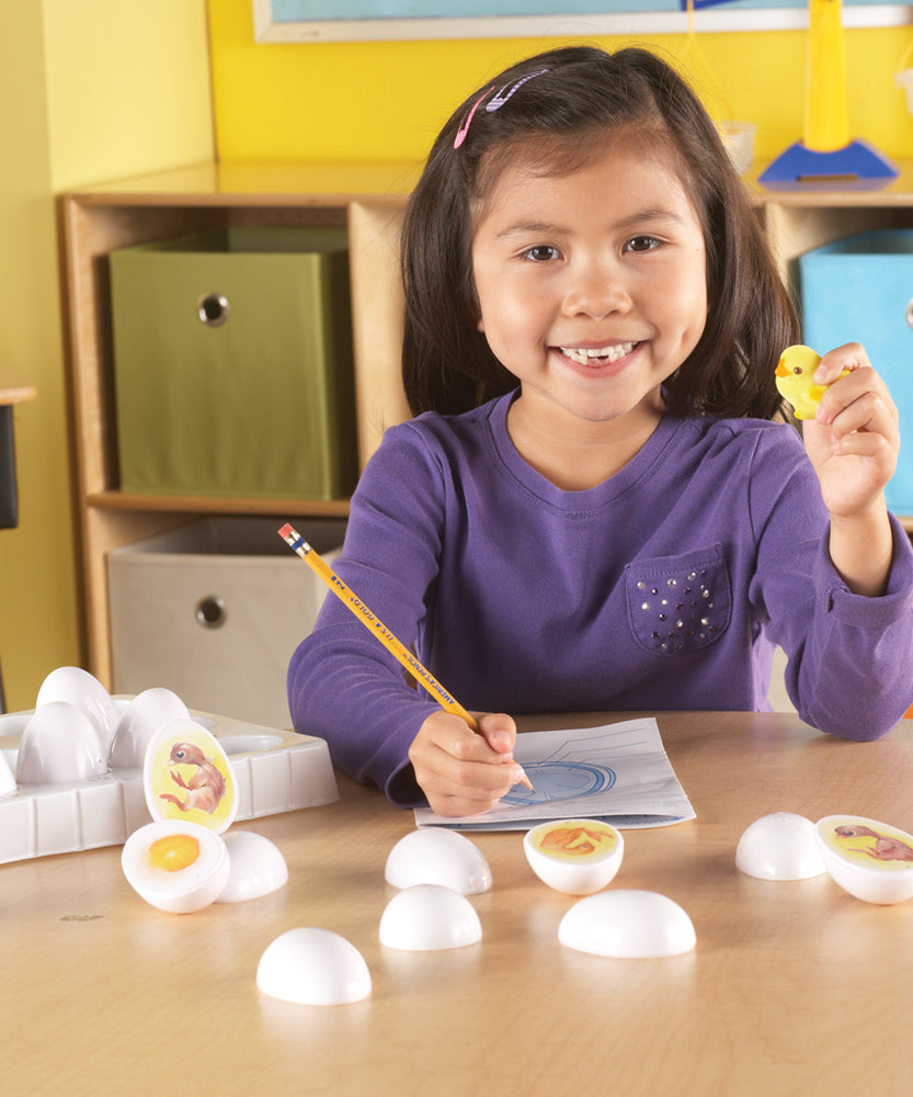 مجموعة استكشاف دورة حياة الكتكوت من Learning Resources، لعبة تعليمية عملية للتطوير لمدة 21 يومًا، مورد تعليمي STEM، للأعمار من 5 سنوات فما فوق