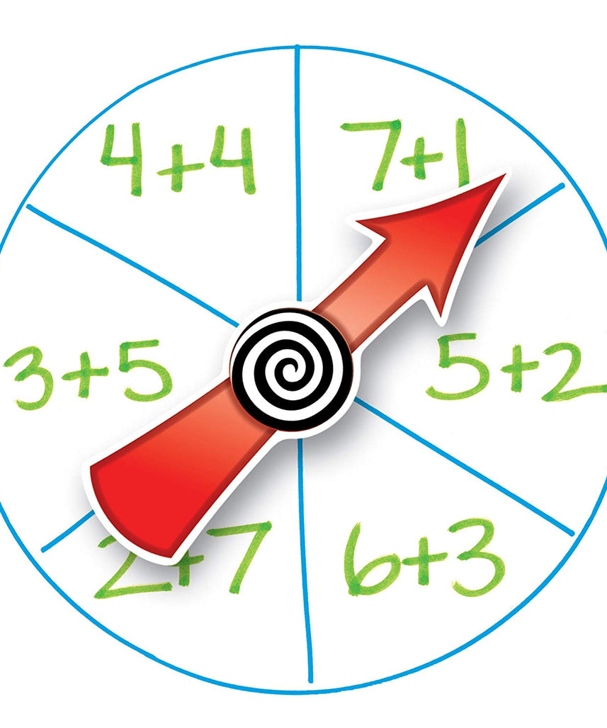 مجموعة SpinZone من Learning Resources، مجموعة من 3 قطع مغناطيسية قابلة للتخصيص للوحات البيضاء، مورد تعليمي للأعمار من 4 سنوات فما فوق