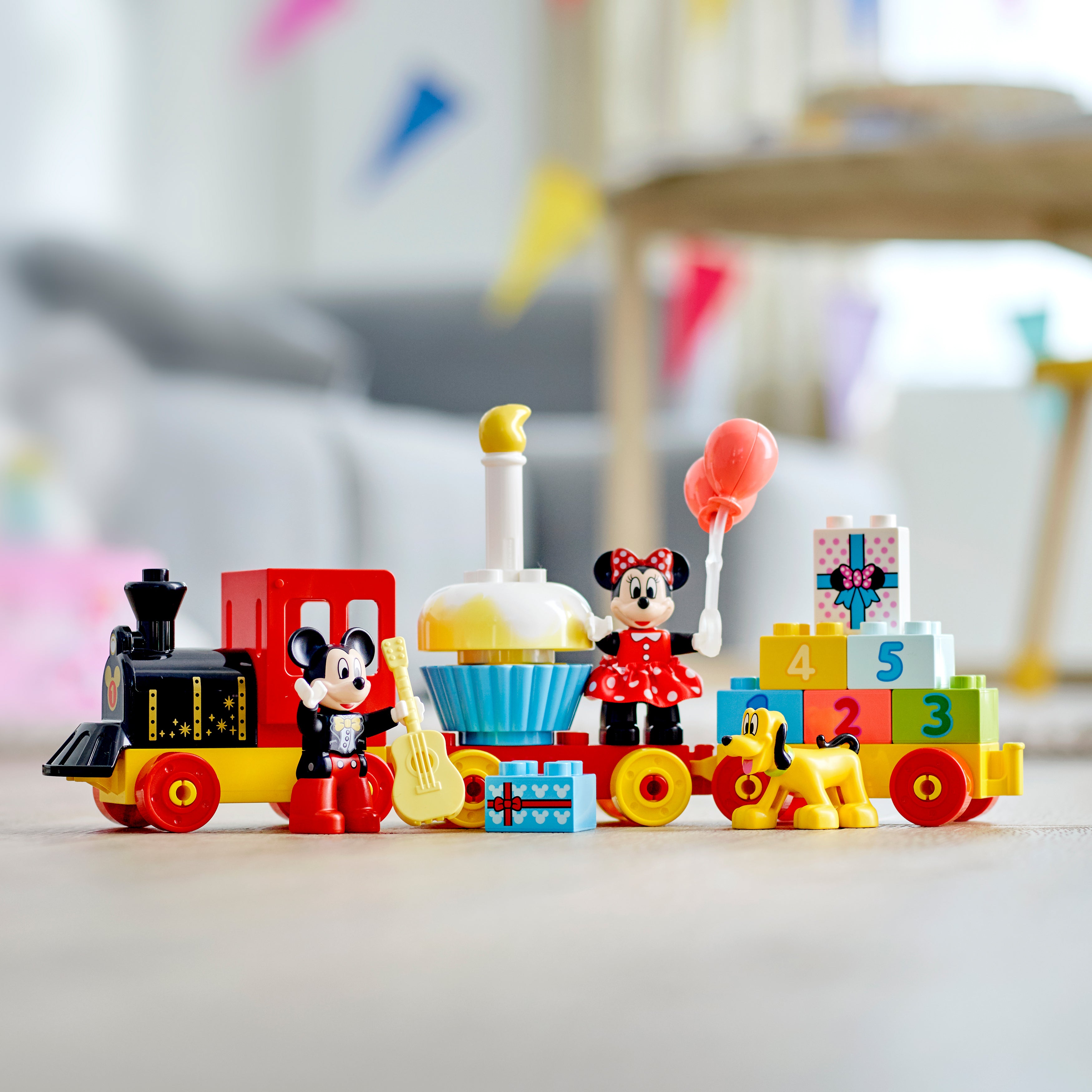 LEGO DUPLO 10941 Mickey & Minnie Birthday Train Playset for Toddlers 2+