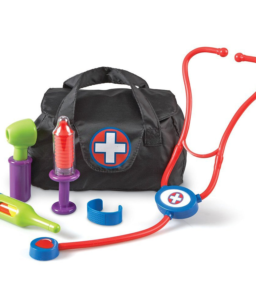مجموعة لعب الطبيب التظاهري "Cure It" من مجموعة New Sprouts التعليمية للأطفال الصغار من عمر سنتين فما فوق