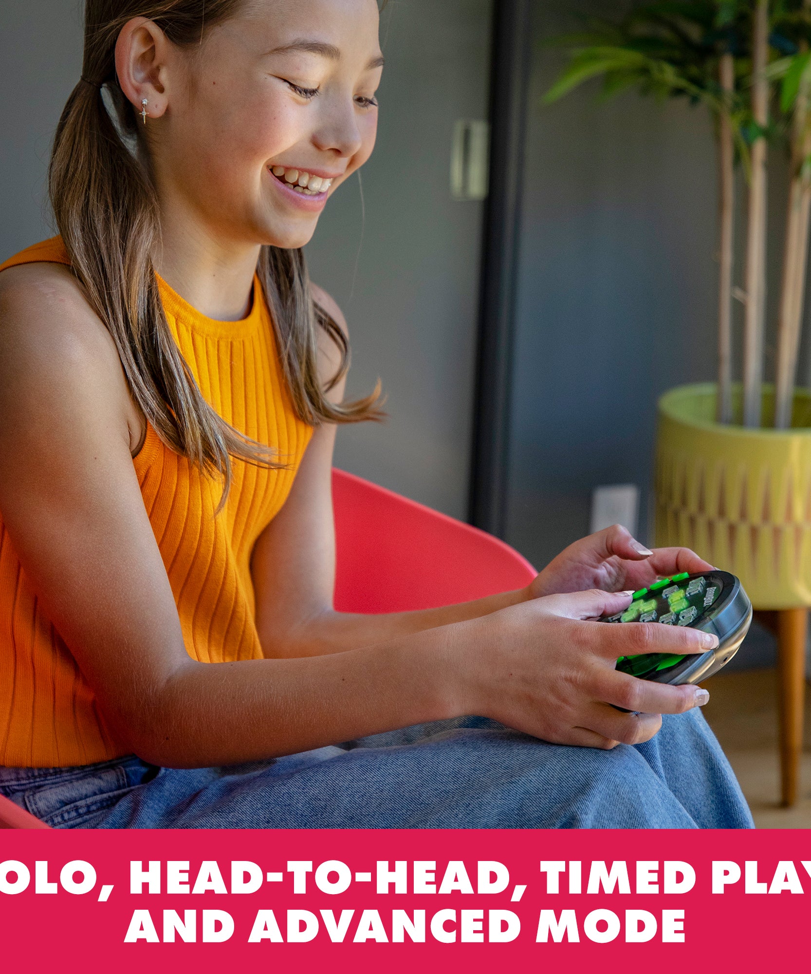 لعبة الذاكرة BrainBolt من Learning Resources، لغز ذاكرة محمول مضيء للأطفال والكبار، لعبة فردية أو ثنائية، لعبة ألغاز محمولة للسفر والتعلم، للأعمار من 7 سنوات فما فوق