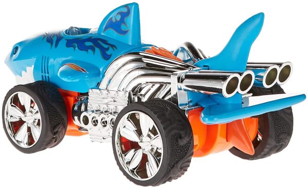 Hot Wheels Extreme Action Sharkruiser, Motorized Light & Sound Monster Car for Kids, Ages 3+