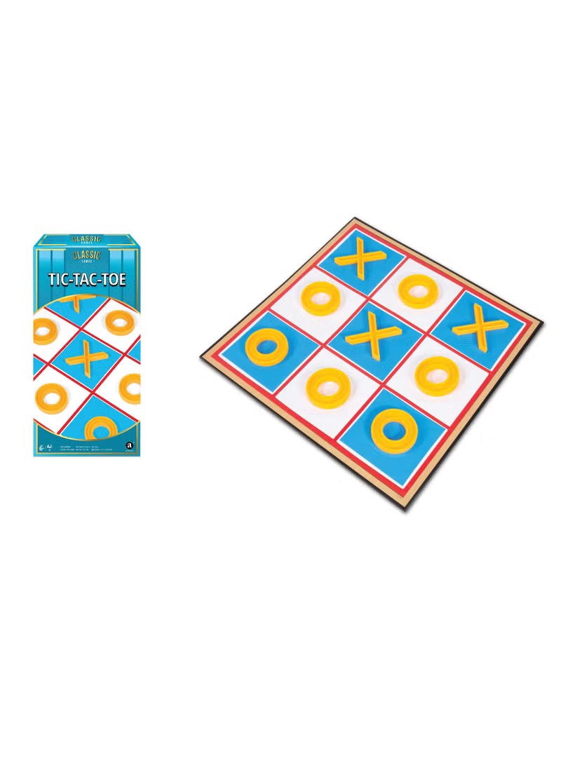 Ambassador MA Classic Games Tic-Tac-Toe, Plastic Pieces, Multi Color, Family Fun+3 Years