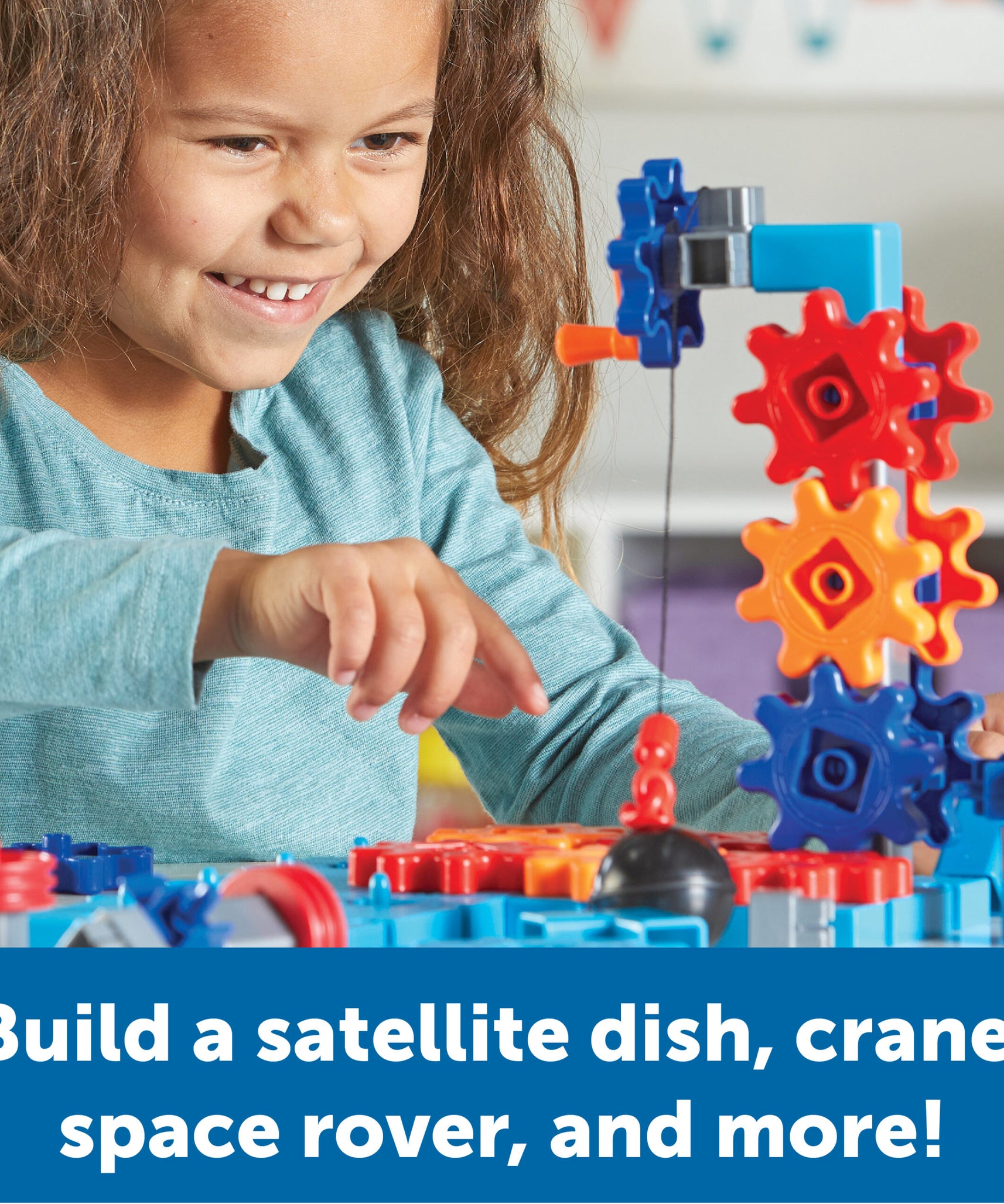 مجموعة بناء STEM Explorers Machine Makers من Learning Resources، مكونة من 50 قطعة للأطفال، ألعاب هندسية، اصنع آلاتك الخاصة، للأعمار من 5 سنوات فما فوق، تتضمن بطاقات أنشطة