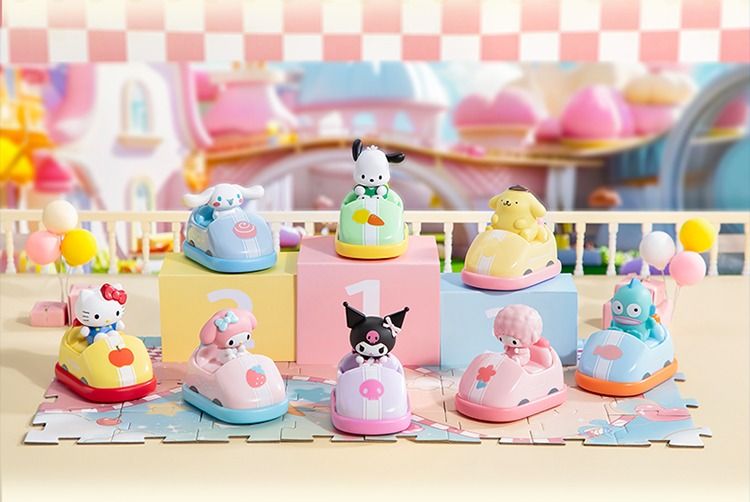 مجسمات سيارات مويتش سانريو المصدّة، صندوق عمياء، ألعاب سباق تعمل باللف مع 8 شخصيات بالإضافة إلى سلسلة سرية نادرة ومتحركة ومضحكة لهواة الجمع، للأعمار من 15 عامًا فما فوق، مقتنيات وشخصيات