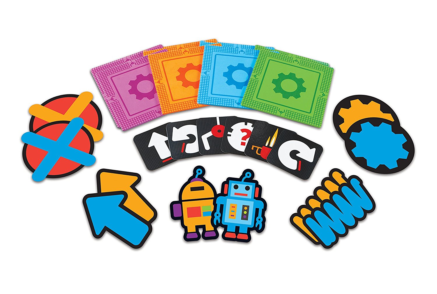 Learning Resources Let's Go Code! Activity Set, Non-Digital Introduction to Coding for Kids Ages 5+, Develops STEM Skills and Gross Motor Abilities