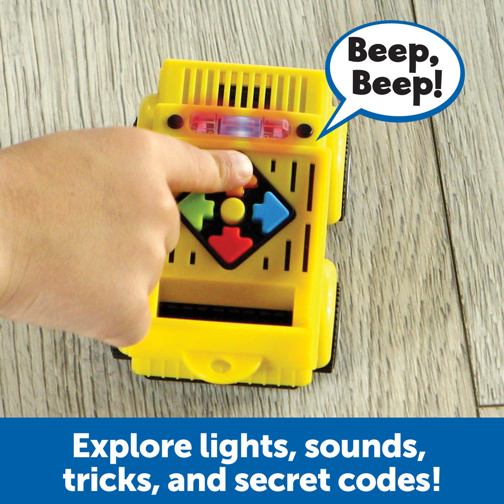 Learning Resources Switcheroo Coding Crew, 3-in-1 Screen-Free Coding Robot for Kids, Preschool STEM Toy with Interchangeable Vehicle Shells and Rescue Missions, Ages 4+