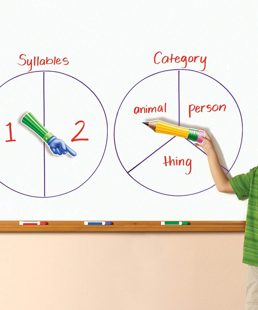 مجموعة SpinZone من Learning Resources، مجموعة من 3 قطع مغناطيسية قابلة للتخصيص للوحات البيضاء، مورد تعليمي للأعمار من 4 سنوات فما فوق