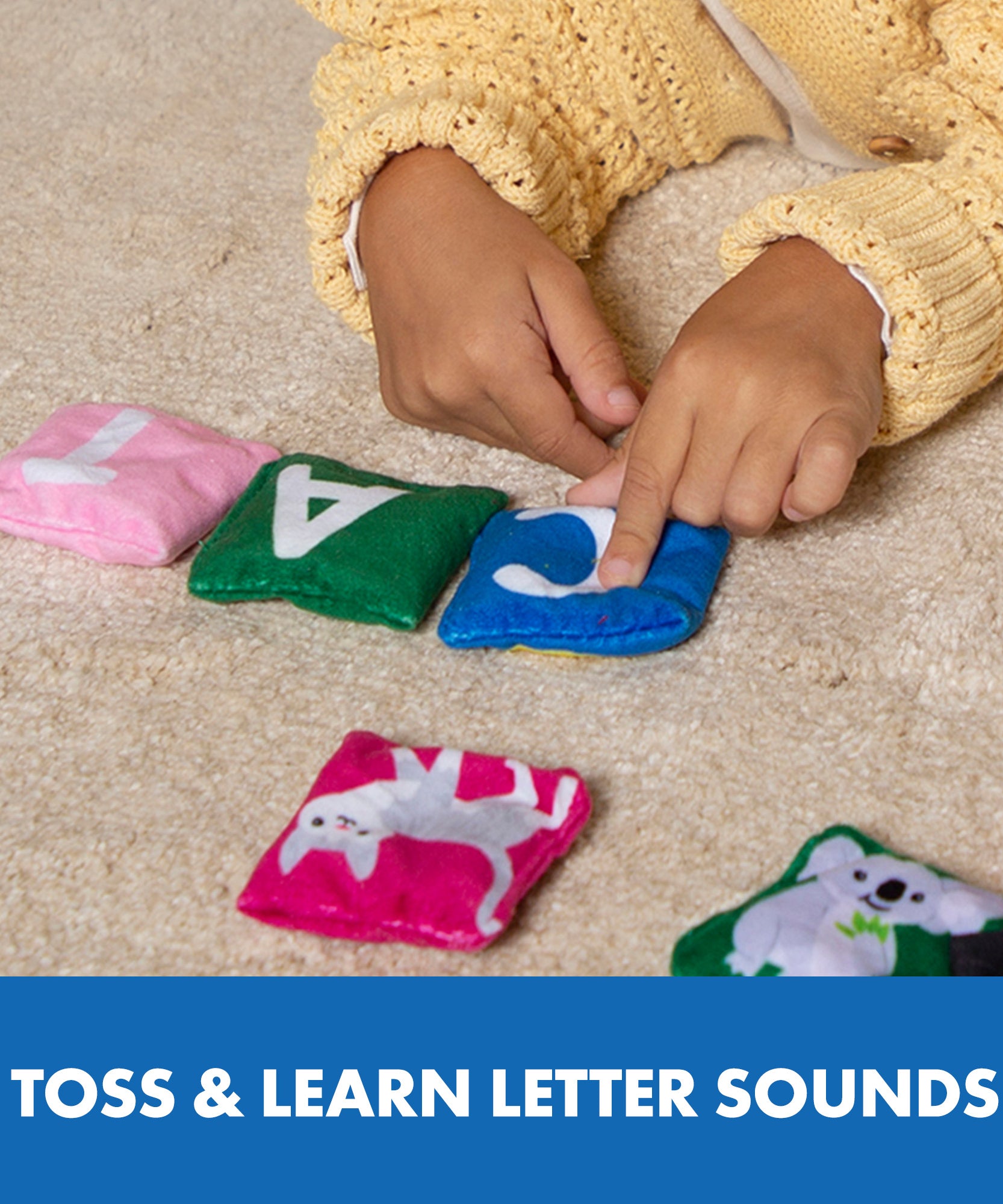 مجموعة حقائب تعلم الحروف الصوتية من Learning Resources، مكونة من 34 قطعة مع حقيبة برباط ودليل أنشطة، لتعليم الحروف الصوتية في السنوات المبكرة للأعمار من 3 سنوات فما فوق