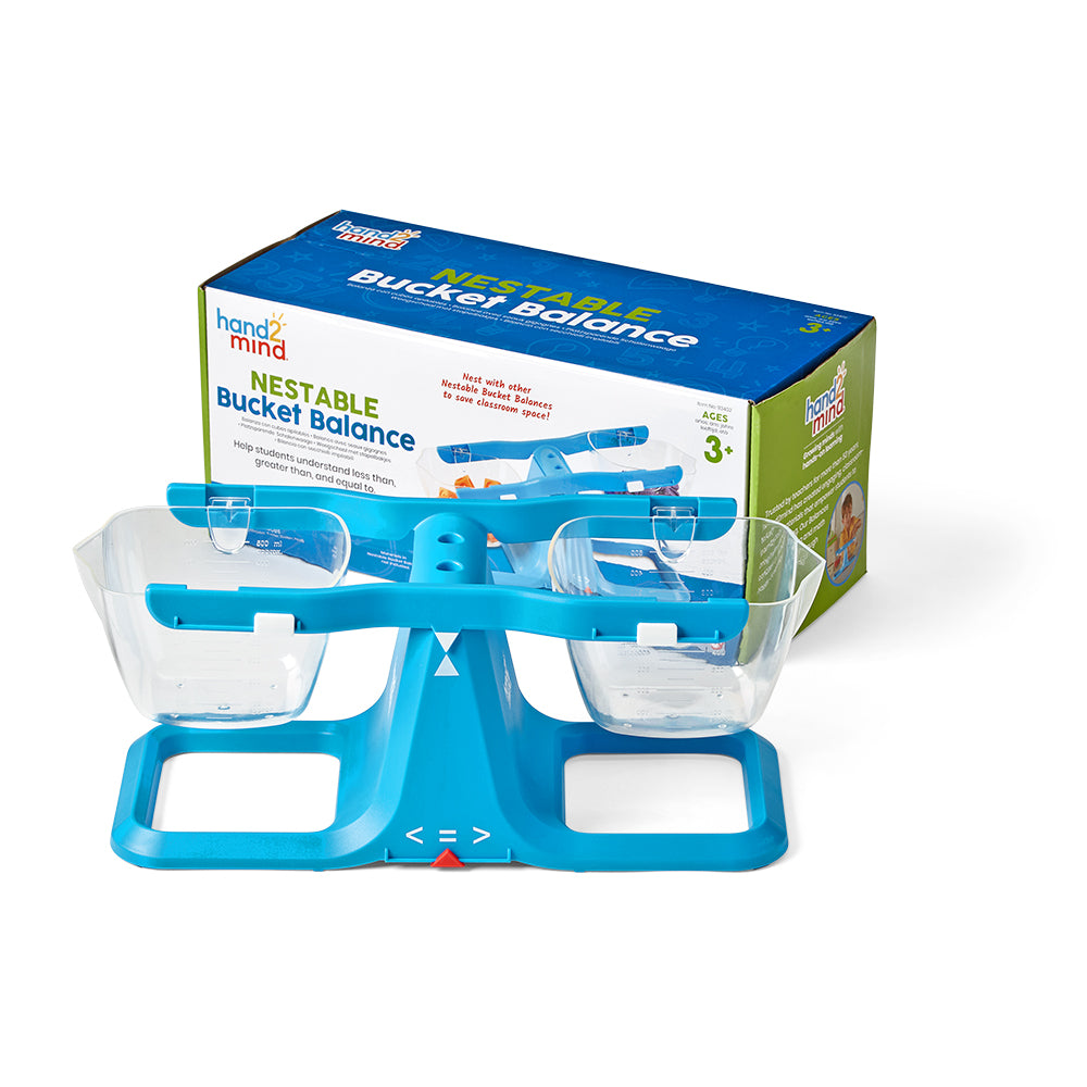 Learning Resources Nestable Bucket Balance, Compact Maths & Science Ba ...