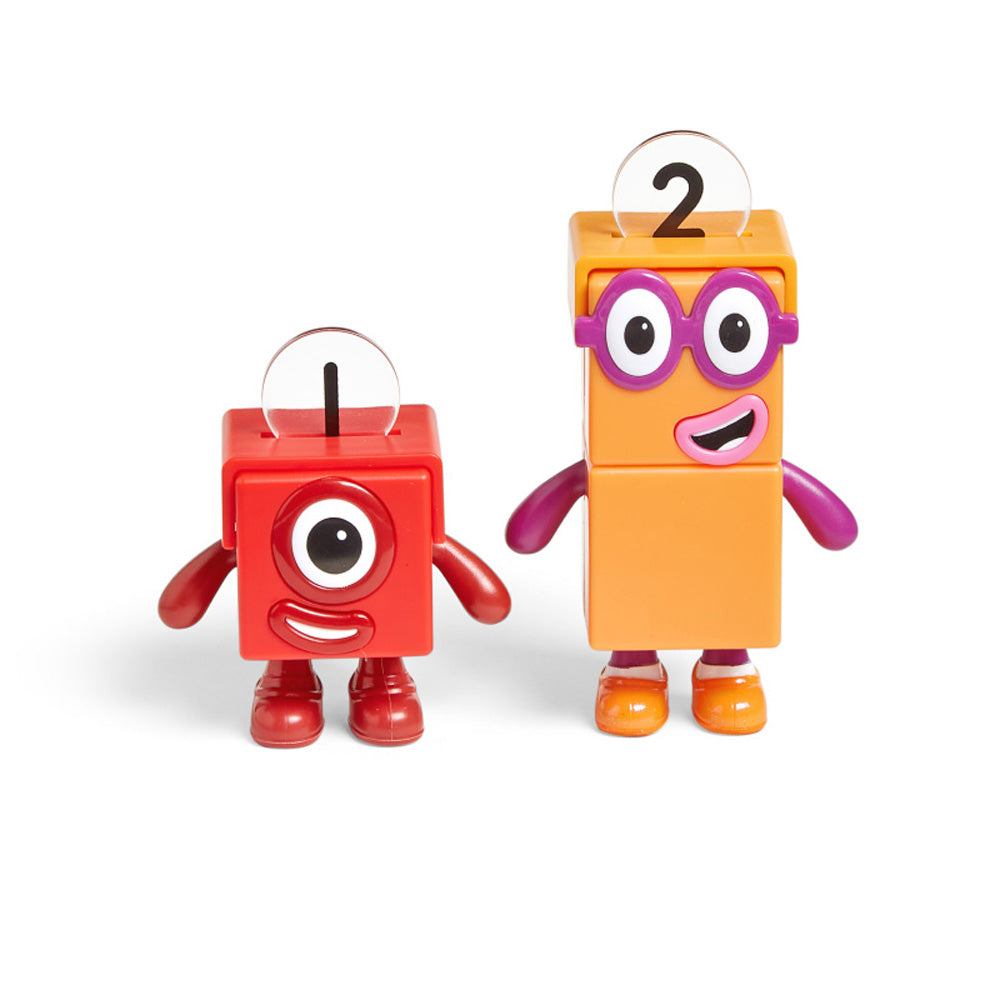 Learning Resources Numberblocks One and Two Bike Adventure, Collectible Figures with Tandem Bike & Accessories, Officially Licensed Learning Resources Set