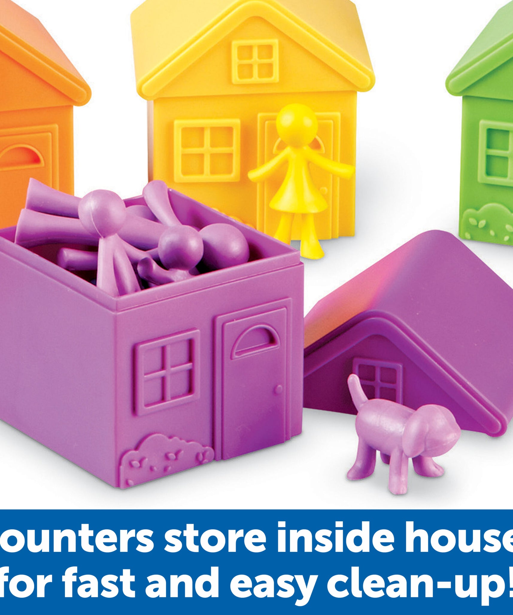 Learning Resources All About Me Sorting Neighbourhood Set, 36 Colourful Sorting Counters, Educational Toy for Colour, Matching, Sorting, and Social-Emotional Learning, Ages 3+