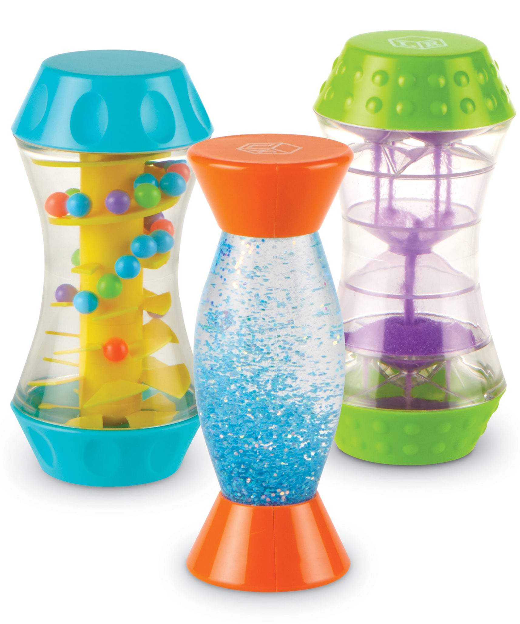 مجموعة من 3 أنابيب فيدجيت ثلاثية الحواس من Learning Resources للأطفال من سن 3 سنوات فما فوق