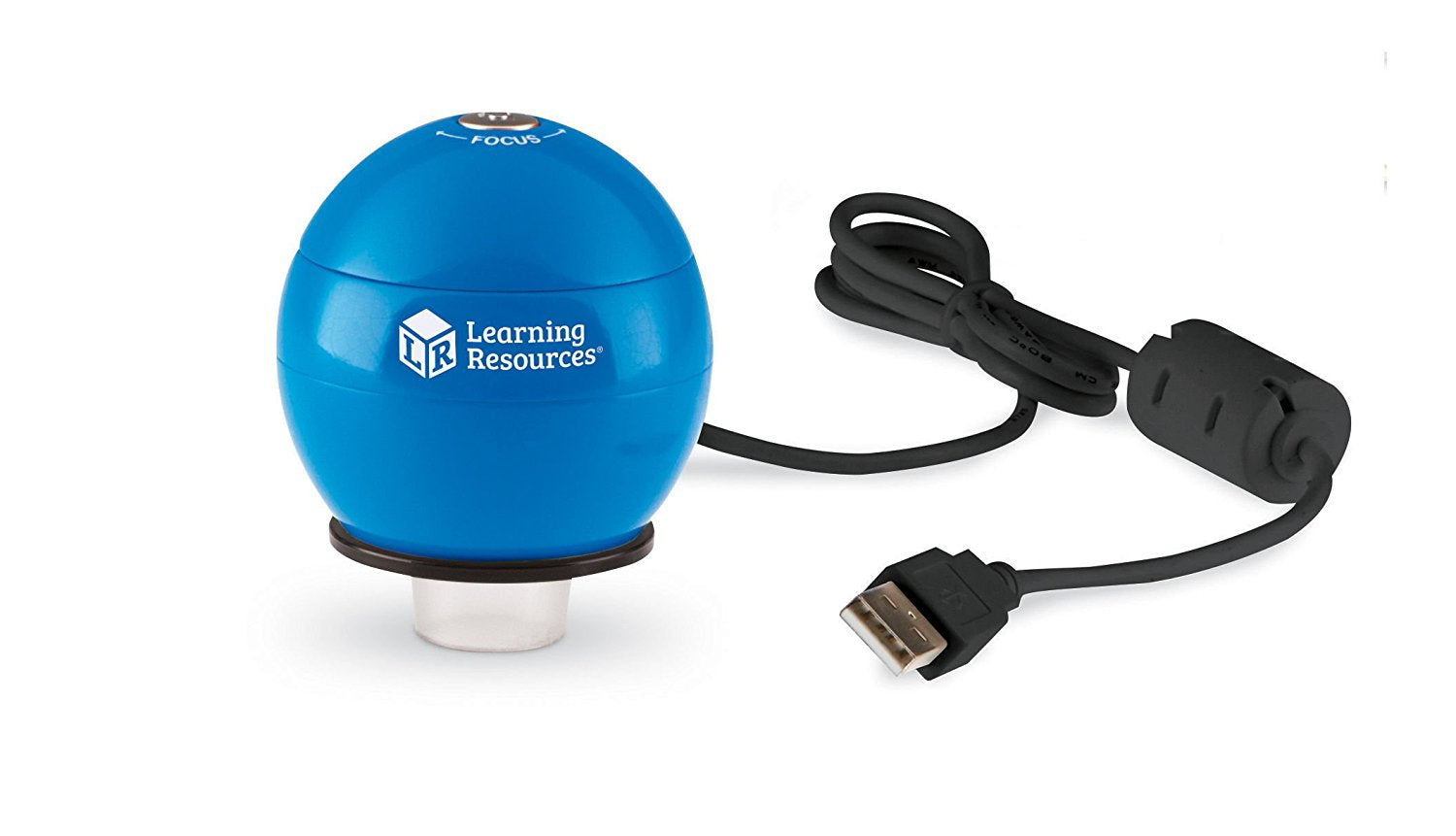 مجهر رقمي محمول Zoomy 2.0 من Learning Resources، تكبير 54 ضعفًا، اتصال USB، يلتقط الصور ومقاطع الفيديو، متوافق مع أجهزة الكمبيوتر الشخصية وأجهزة ماك، أزرق