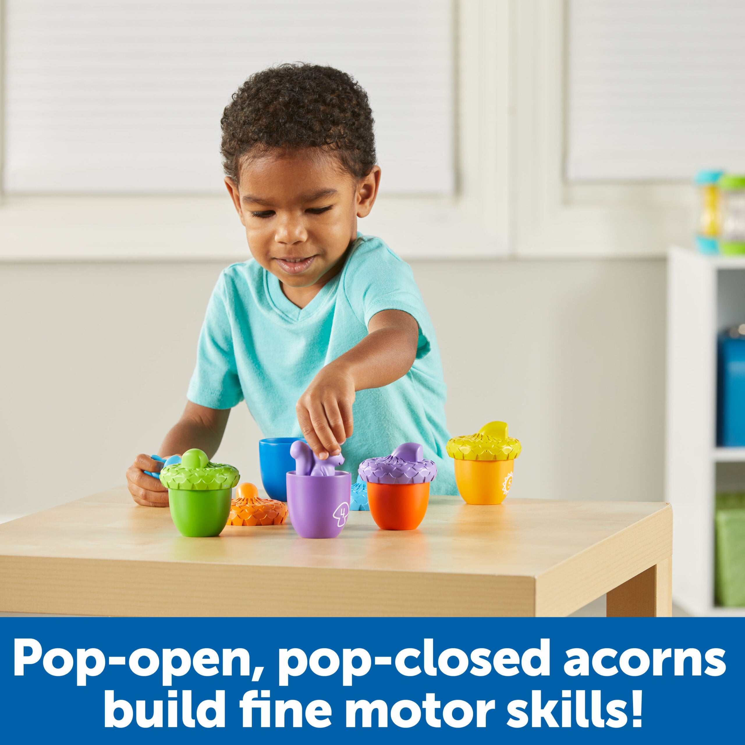 موارد التعلم سناب مفاجئ سناب-ن-ليرن، لعبة تعليمية للأطفال الصغار لتطوير المهارات الحركية الدقيقة والتعرف على الأرقام والألوان، للأعمار من 18 شهرًا فما فوق