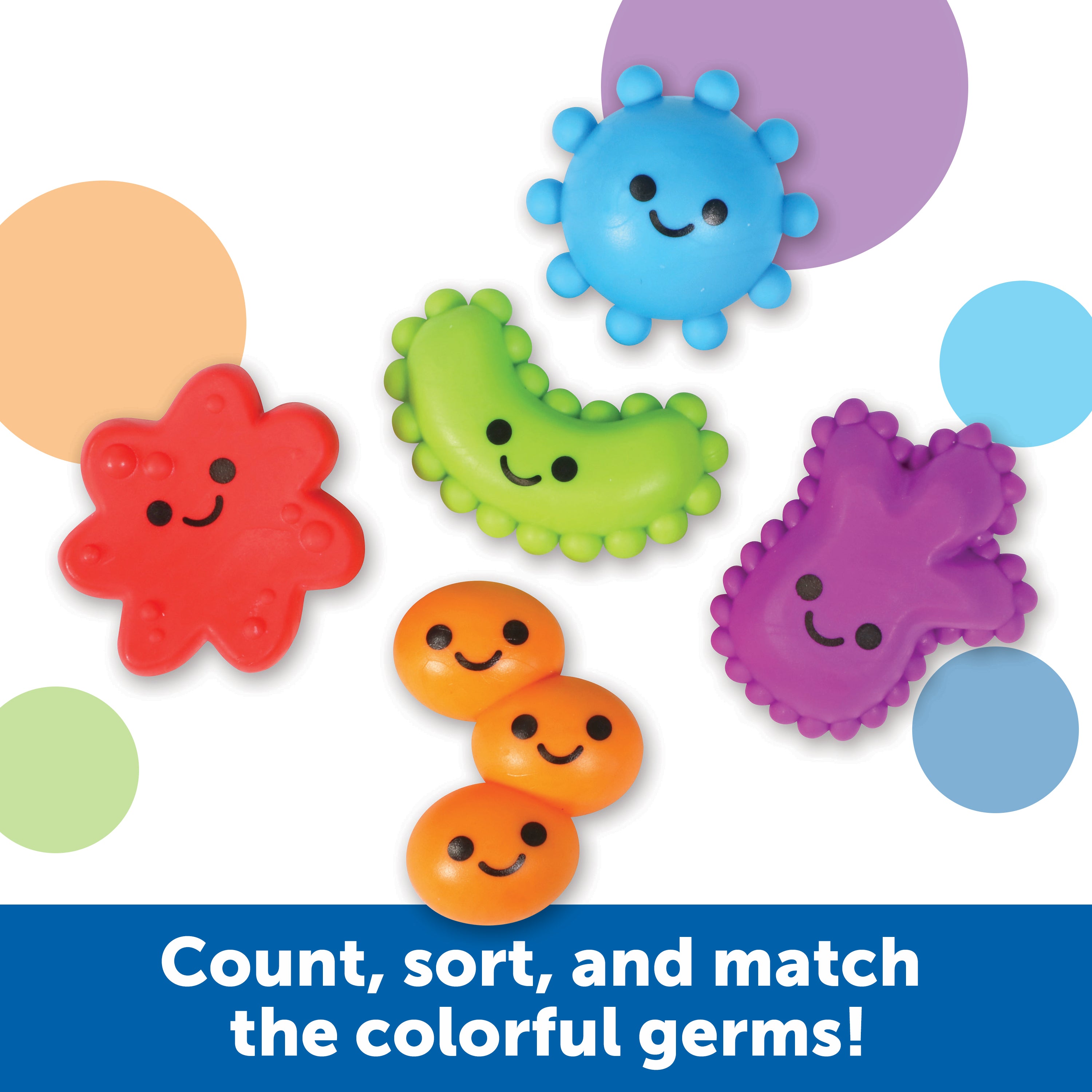 مجموعة موارد التعلم للعلوم المضحكة، لعبة STEM ممتعة لمرحلة ما قبل المدرسة للفرز والعد وتنمية المهارات الحركية