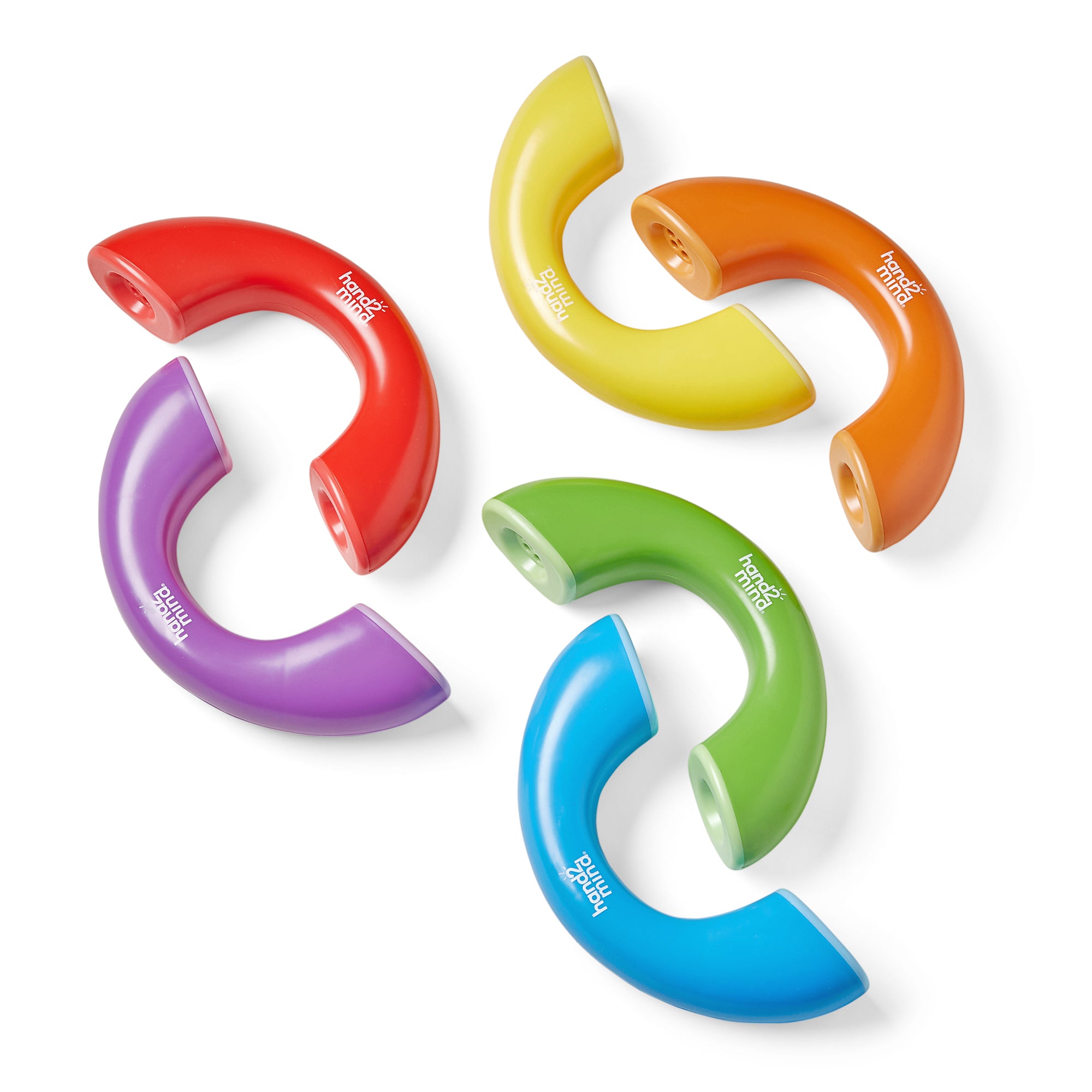 موارد التعلم - هواتف الصوتيات (مجموعة من 6)، أداة للعلاج الصوتي والنطق لبناء الوعي الصوتي، والقراءة الهمسية، وممارسة النطق، للأعمار من 3 سنوات فما فوق