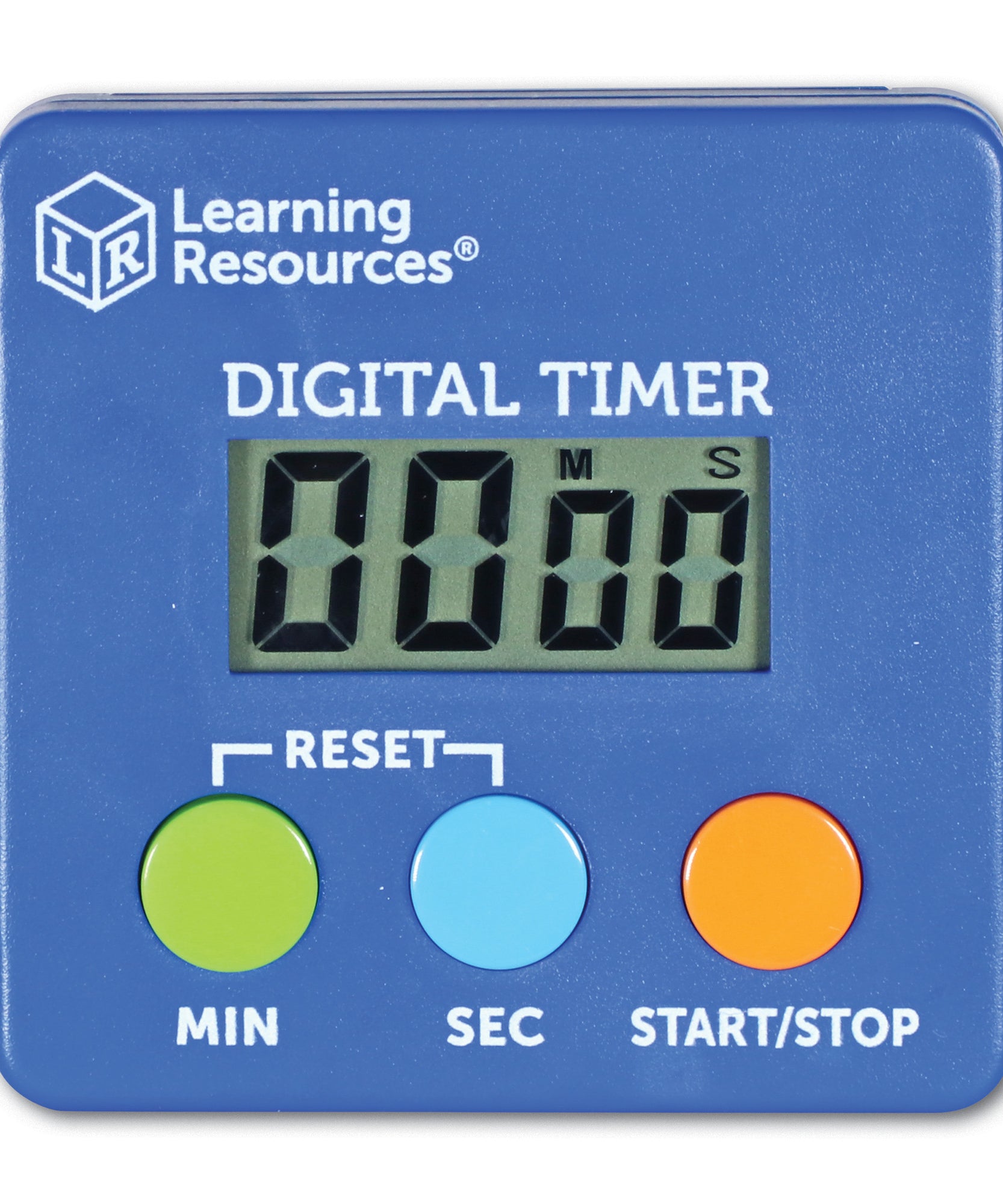 مؤقت رقمي من Learning Resources للأطفال، مؤقت تنازلي وتصاعدي سهل الاستخدام مع صوت صفير، يعد من 1 إلى 100 دقيقة، تصميم متعدد الاستخدامات مع مشبك أو حامل أو حزام للرقبة، يتضمن بطارية AAA، للأعمار من 5 سنوات فما فوق