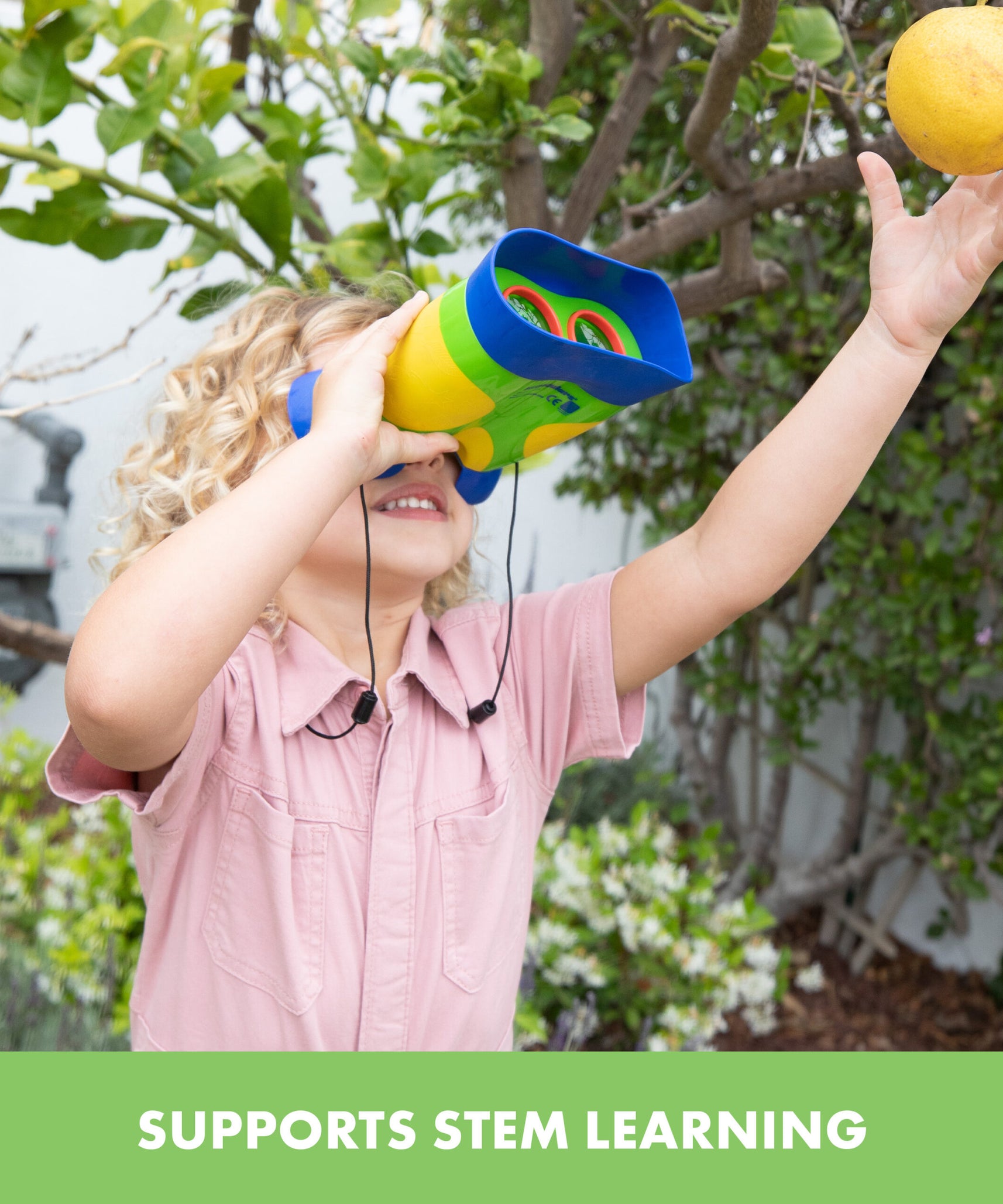 موارد التعلم: مناظير جيوسفاري جونيور، مناظير بدون تركيز للأطفال مع تكبير مضاعف، للاستكشاف المبكر وتعلم العلوم والتكنولوجيا والهندسة والرياضيات، للأعمار من 3 سنوات فما فوق