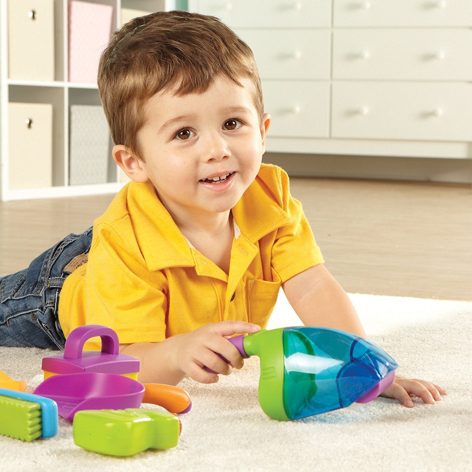 مجموعة تنظيف New Sprouts Clean It Pretend Play للأطفال الصغار من عمر سنتين فما فوق