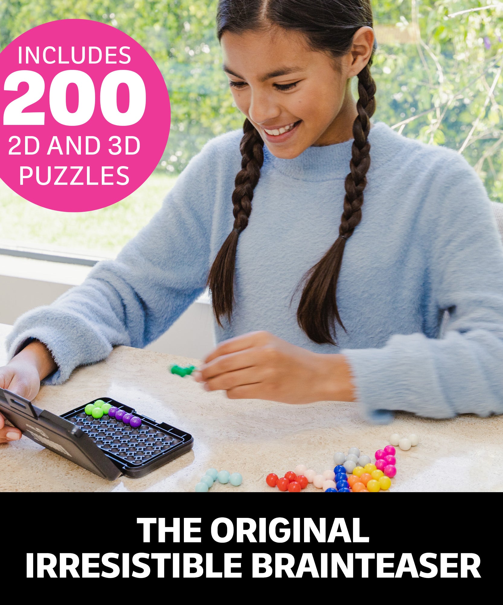 لعبة ألغاز كانودل من Learning Resources، 200 تحدي منطقي للأطفال والكبار، لعبة فردية ثنائية وثلاثية الأبعاد مع قطع ألغاز وكتيب وحافظة، لعبة STEM للأعمار من 7 سنوات فما فوق