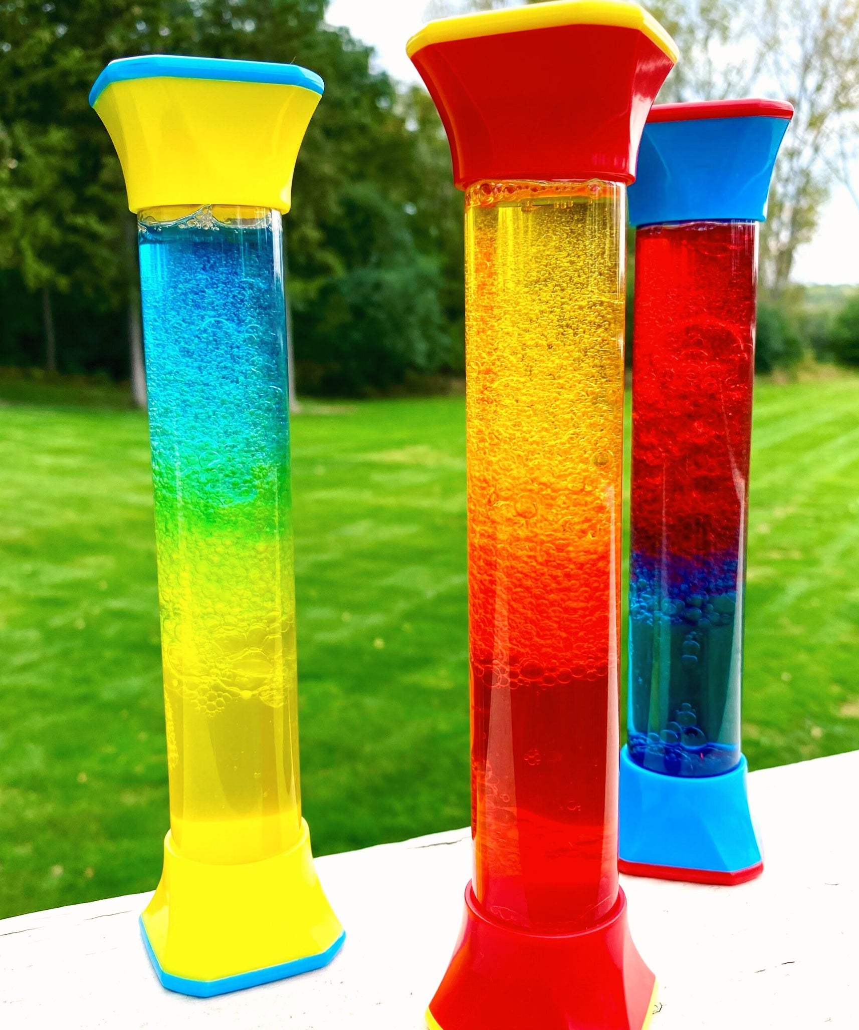 مجموعة أنابيب ColorMix الحسية من Learning Resources، مكونة من 3 ألعاب بصرية مهدئة للتعلم الاجتماعي والعاطفي، للأعمار من 3 سنوات فما فوق