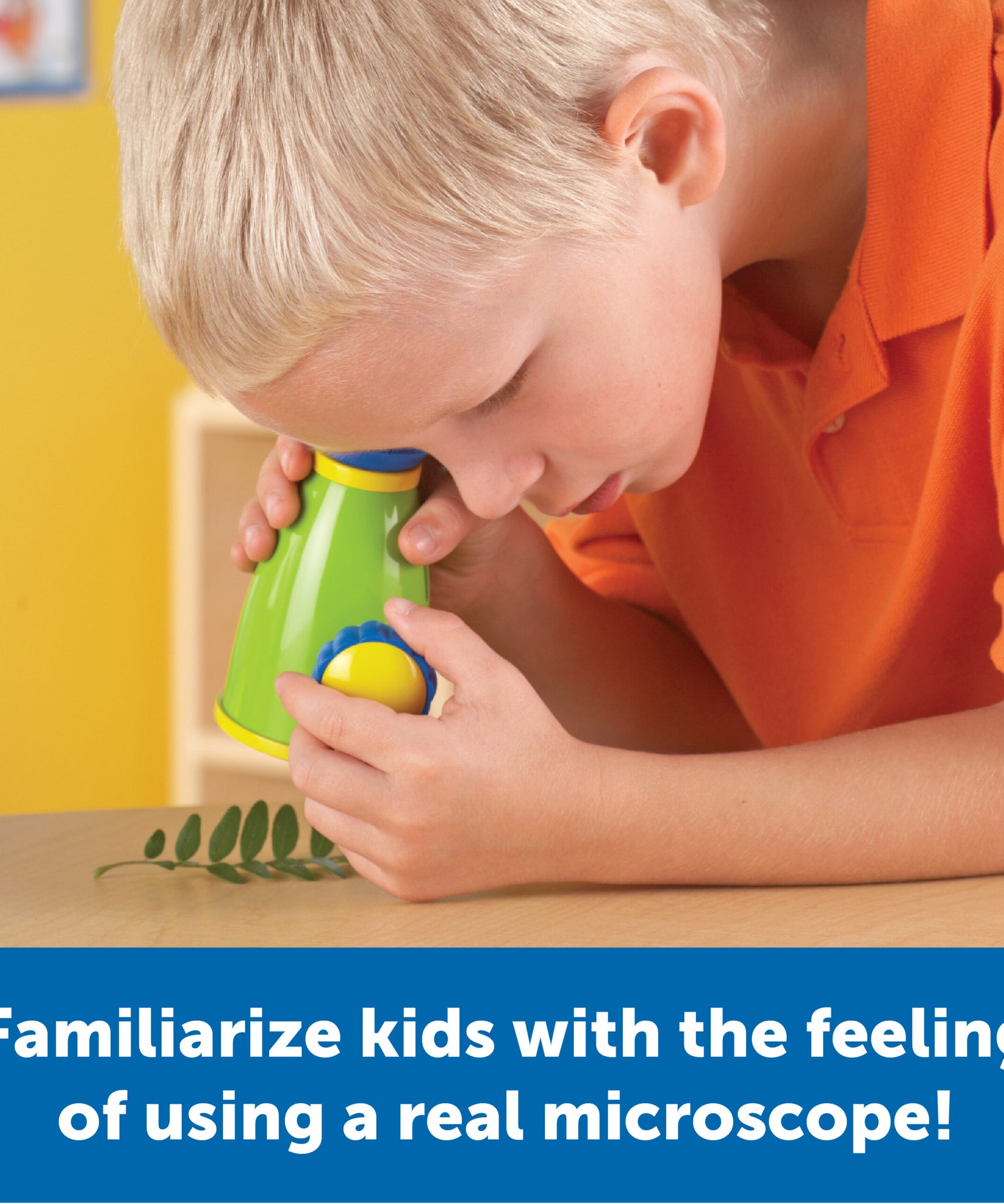 موارد التعلم، مجهر ViewScope للعلوم الأساسية، مجهر عملي للأطفال، تكبير 20 ضعفًا، عارض قابل للفصل، عدسة عينية ناعمة للراحة، يتضمن جرابًا بلاستيكيًا شفافًا للعينات، مناسب للأعمار من 3 سنوات فما فوق