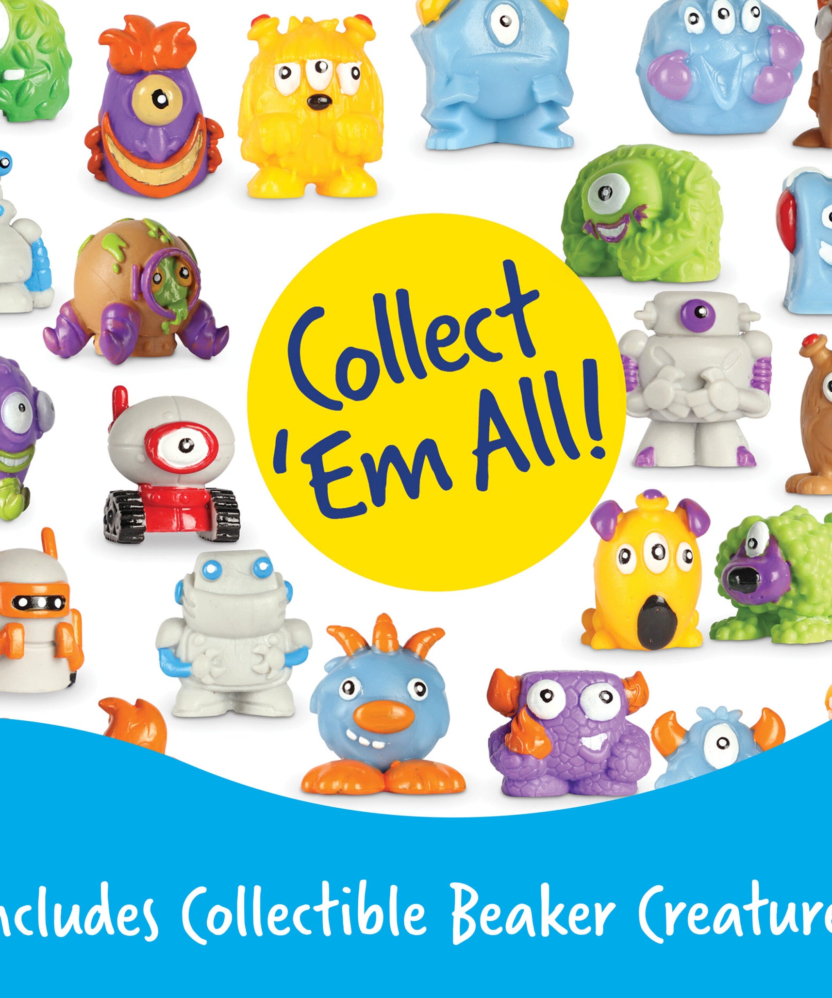 موارد التعلم - مفاعل البركان الفوار "مخلوقات الكأس"، مجموعة تجارب علمية مع كائنات مفاجئة وأنشطة، للأعمار من 5 سنوات فما فوق