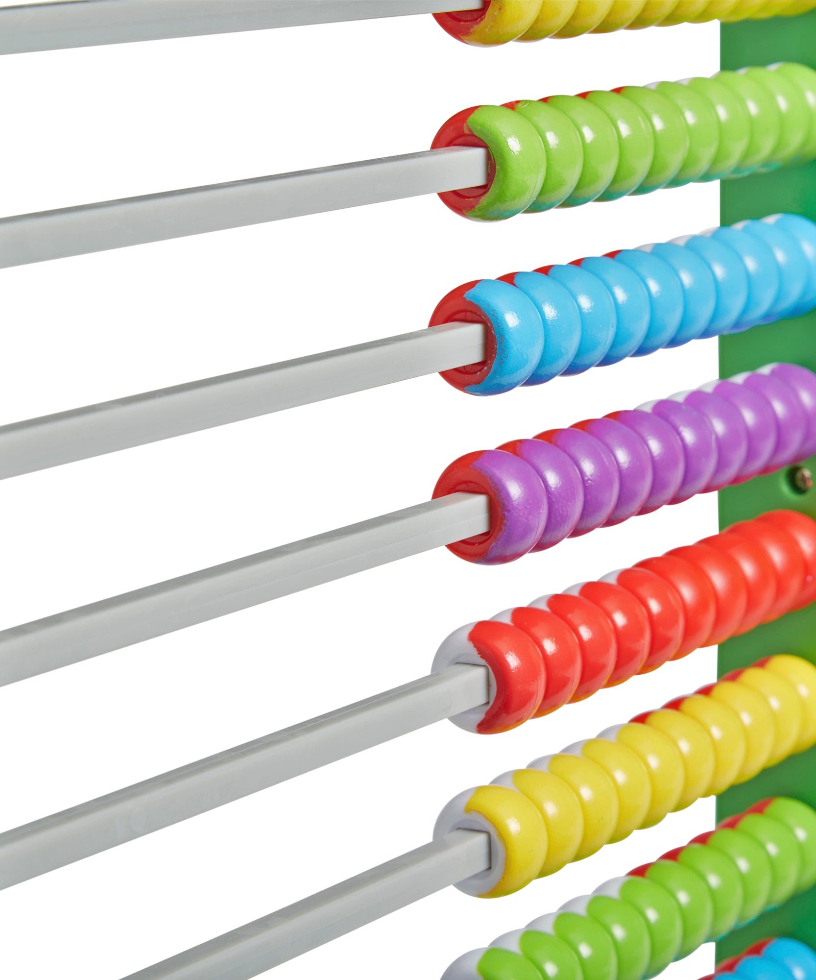 موارد التعلم: عداد ثنائي الوجهين، عداد متغير اللون، وريكينريك لتنمية مهارات الرياضيات المبكرة، أداة للعد والجمع والطرح للأطفال، بإطار بلاستيكي متين، للأعمار من 3 سنوات فما فوق