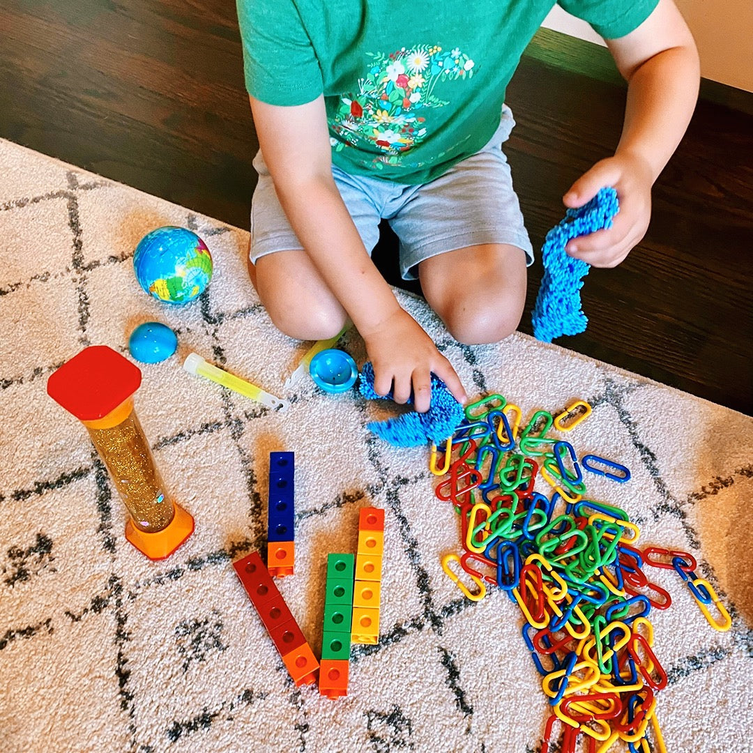 مجموعة ألعاب فيدجيت الحسية من Learning Resources، أدوات لتخفيف القلق والتهدئة للأطفال من سن 3 سنوات فما فوق