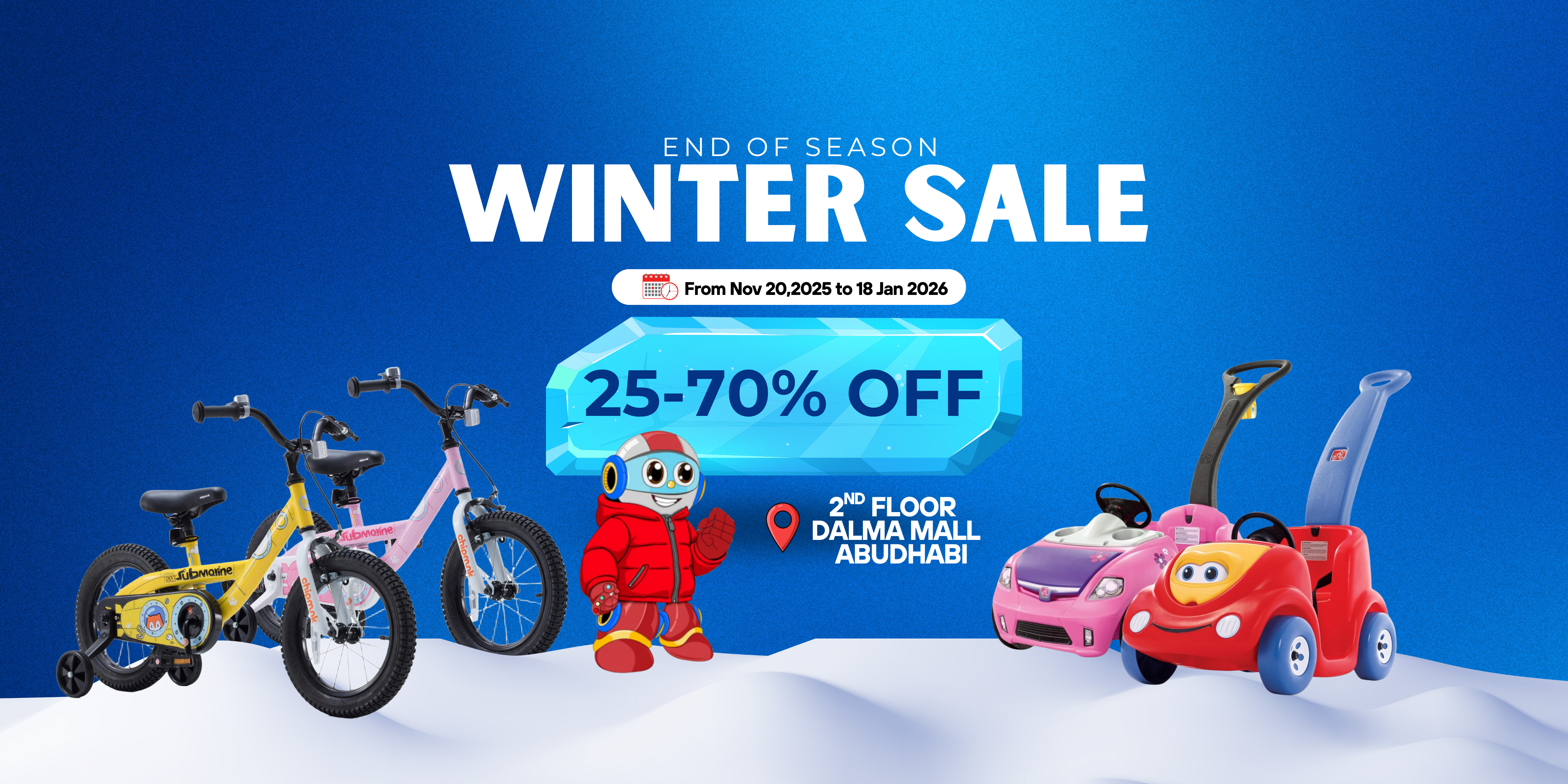 ❄️ End of Season Winter Sale at KiddyZone – Up to 70% OFF!