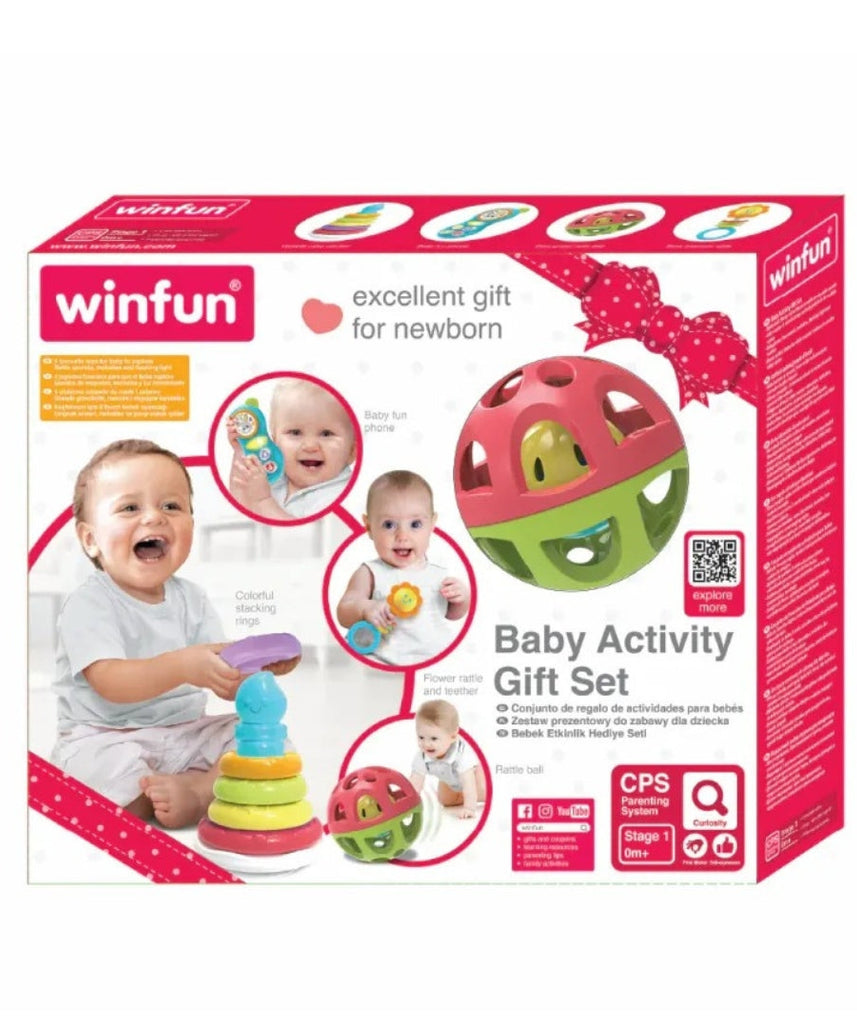 Winfun Baby Activity Gift Set Interactive Learning Toys for Babies and Toddlers 6M+