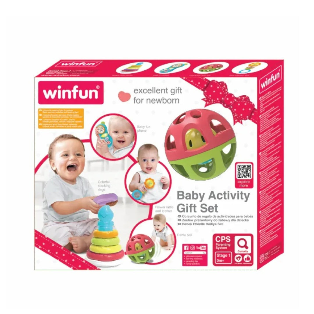 Winfun Baby Activity Gift Set Interactive Learning Toys for Babies and Toddlers 6M+