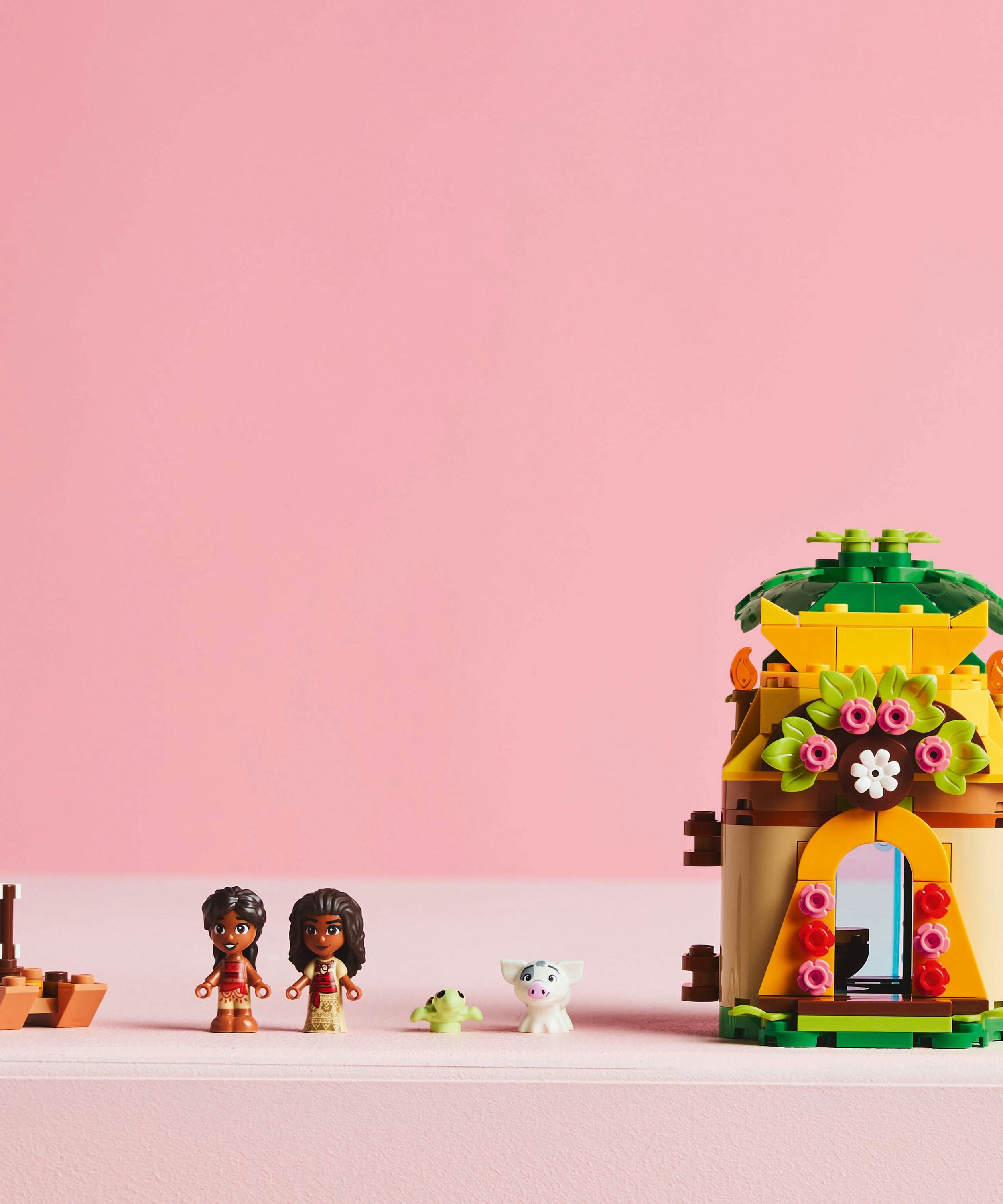 LEGO Disney Princess 43260 Moana Island Fun V29 for Girls 5+ Tropical Adventure Playset Character Building Toy