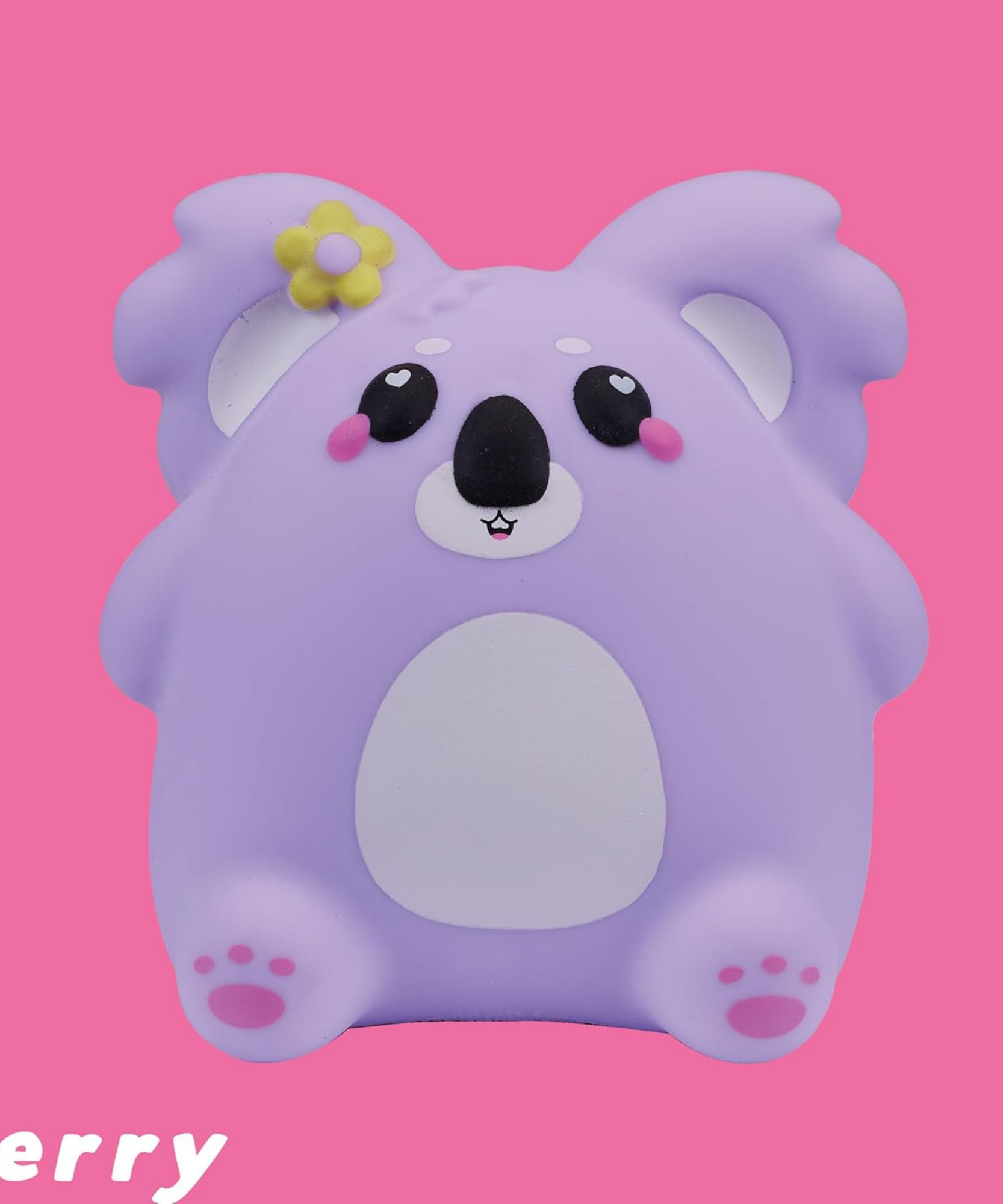 سمووشزيز كيوتيزيز بيري، كوالا أرجواني، شخصيات قابلة للتجميع، ناعمة للغاية، محببة وطرية!