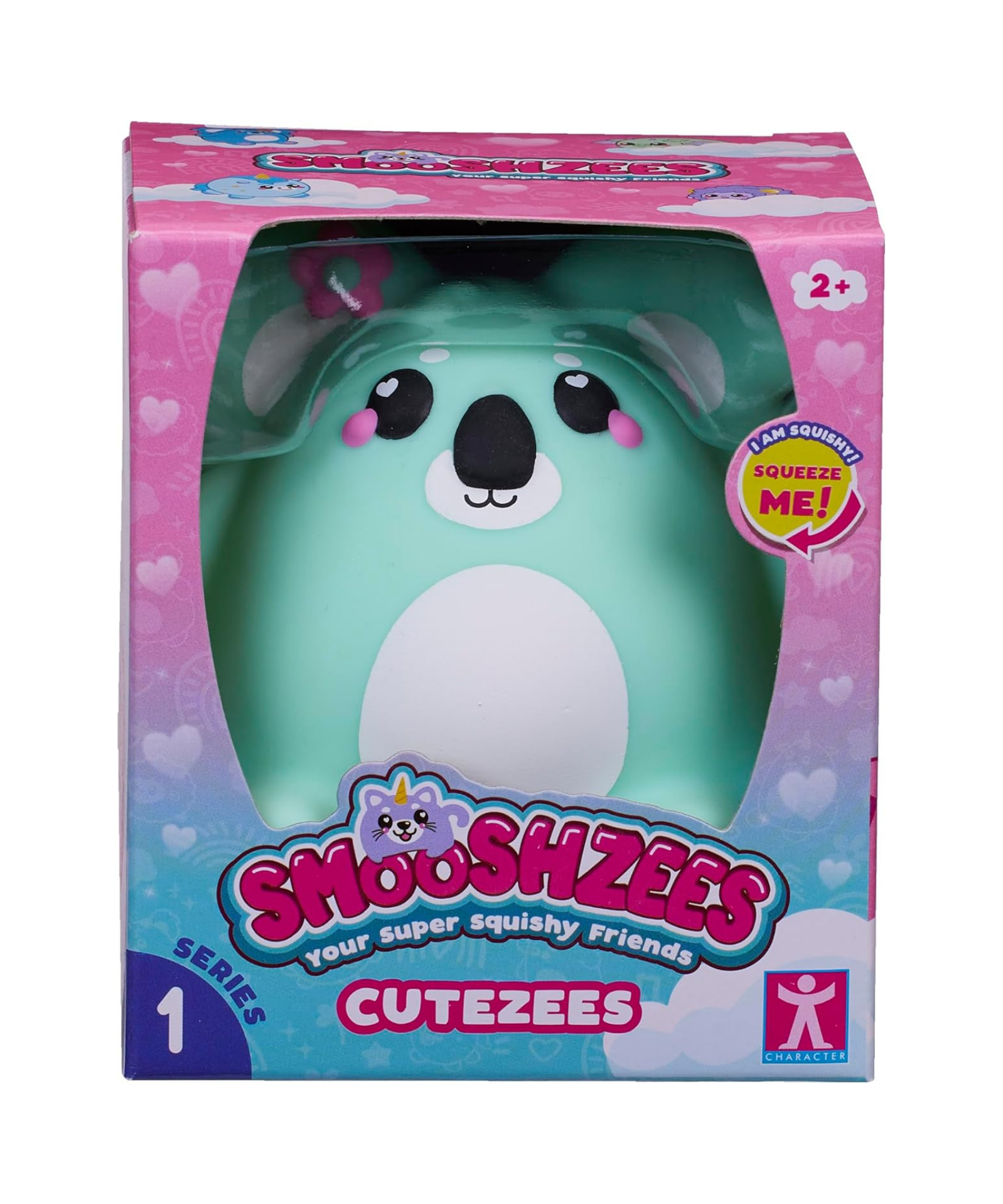 سموشزيز كيوتيزيز تشيب، كوالا أخضر، شخصيات قابلة للتجميع، ناعمة للغاية، محببة وطرية!